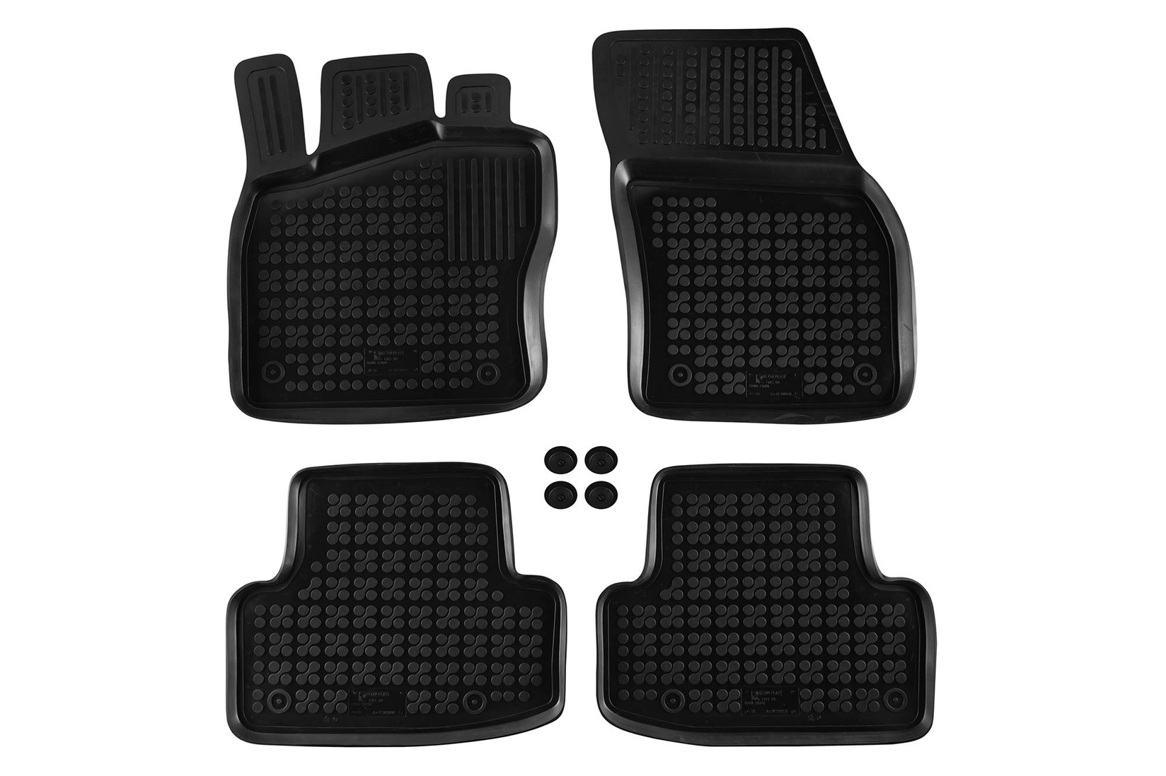 REZAW-PLAST Гумени патосници за Skoda Karoq по 2017 година 4 дела црни