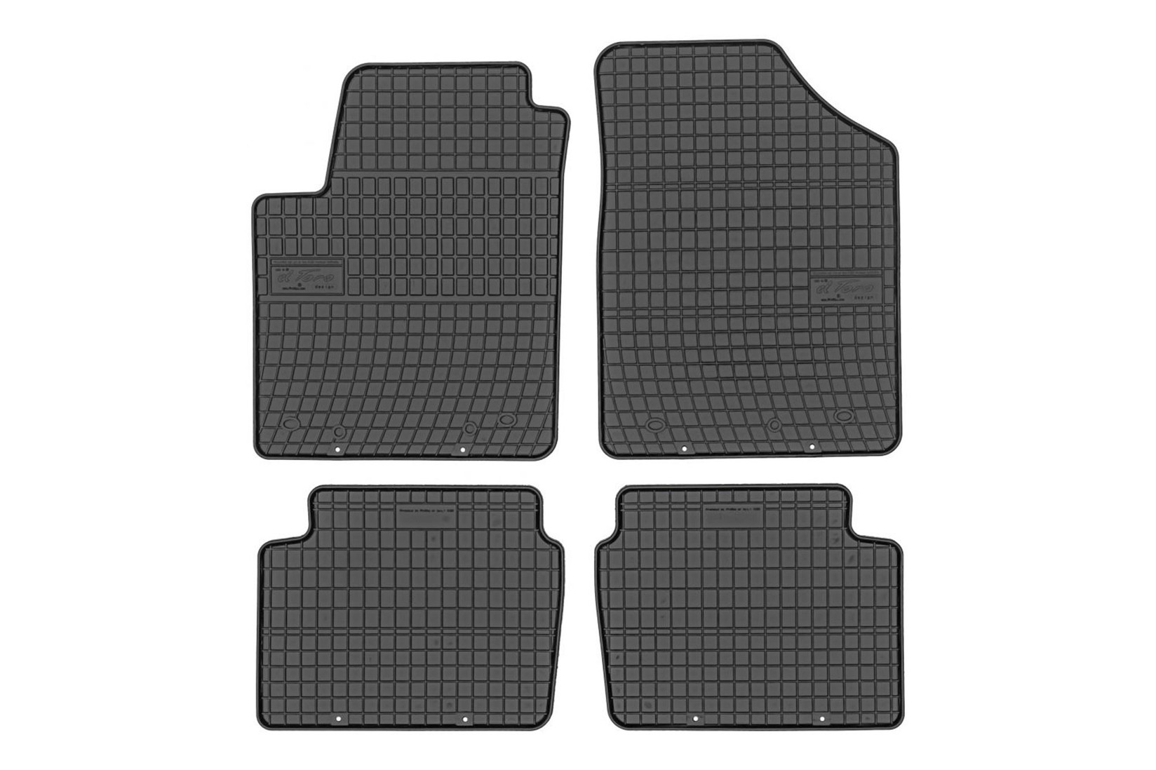 FROGUM Гумени патосници за Hyundai I10 2007-2013 4 дела црни