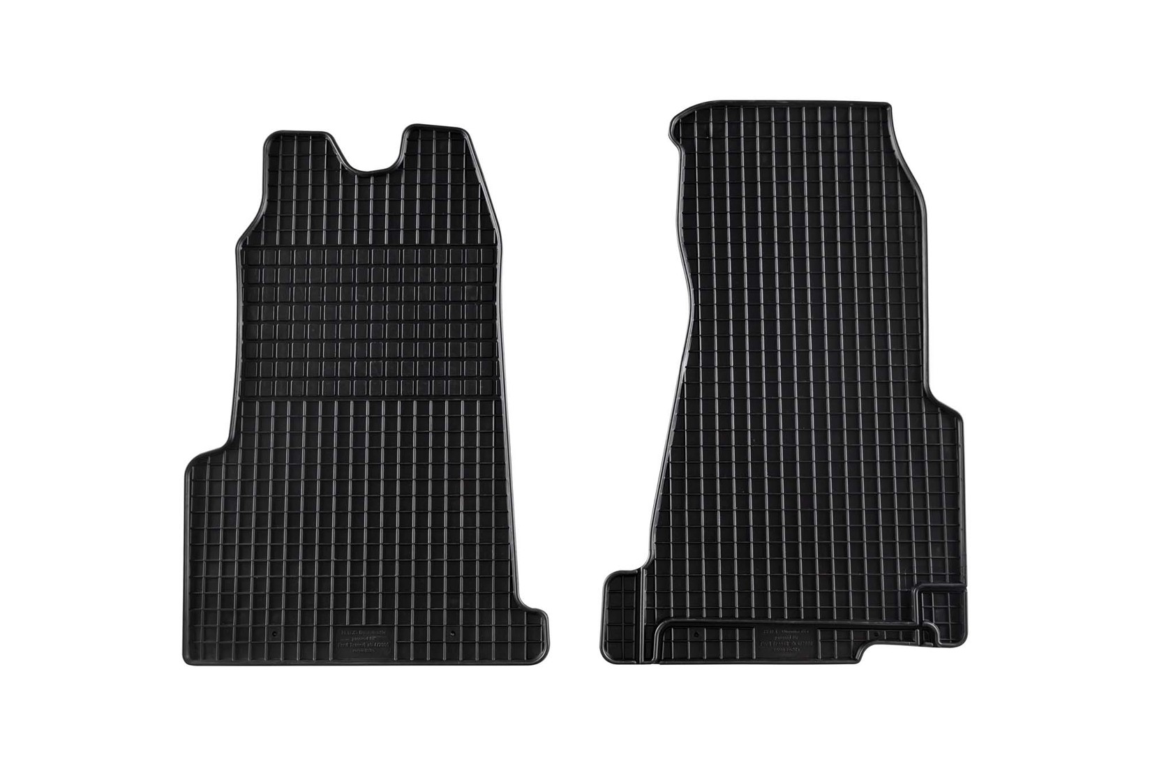 PETEX Гумени патосници за Ford Transit 2000-2006 2-3 места 2 дела црни