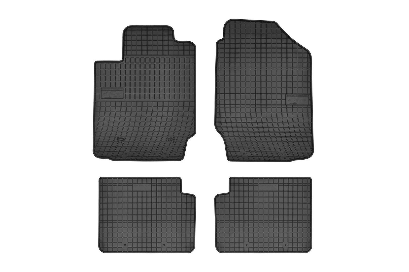 FROGUM Гумени патосници за Toyota Corolla E12 седан караван 2002-2007 4 дела црни