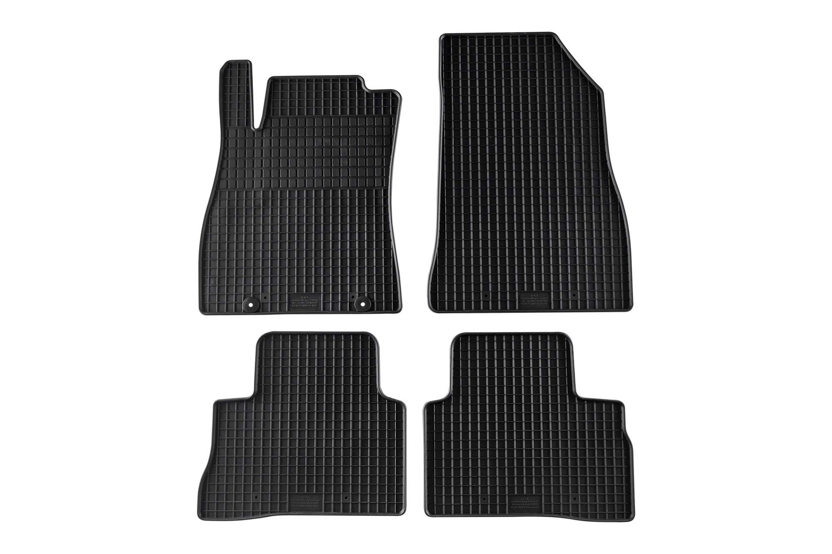 PETEX Гумени патосници за Nissan Juke 2010-2019 4 дела црни B012