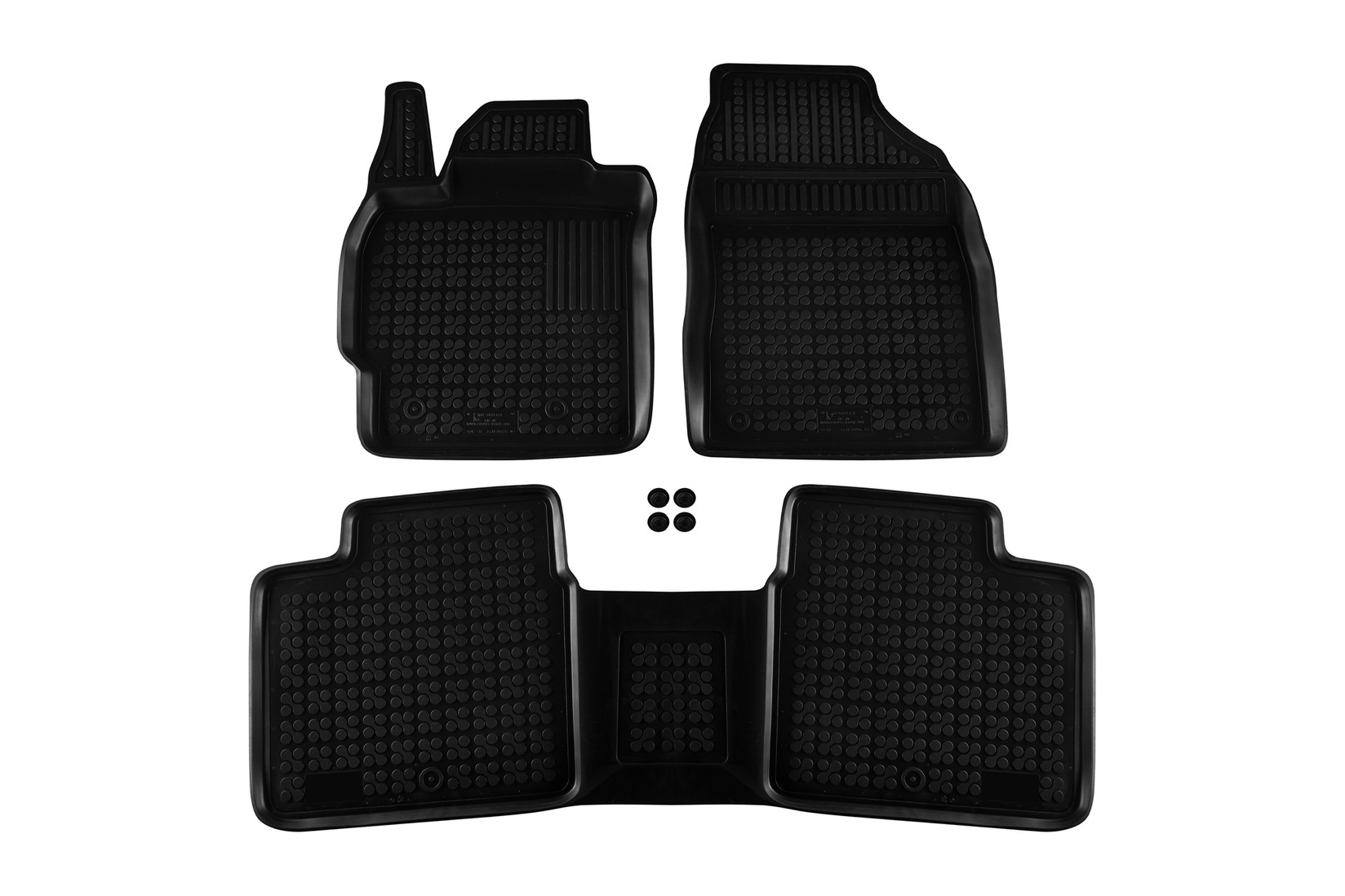REZAW-PLAST Гумени патосници за Toyota Corolla 2012-2018 3 дела црни