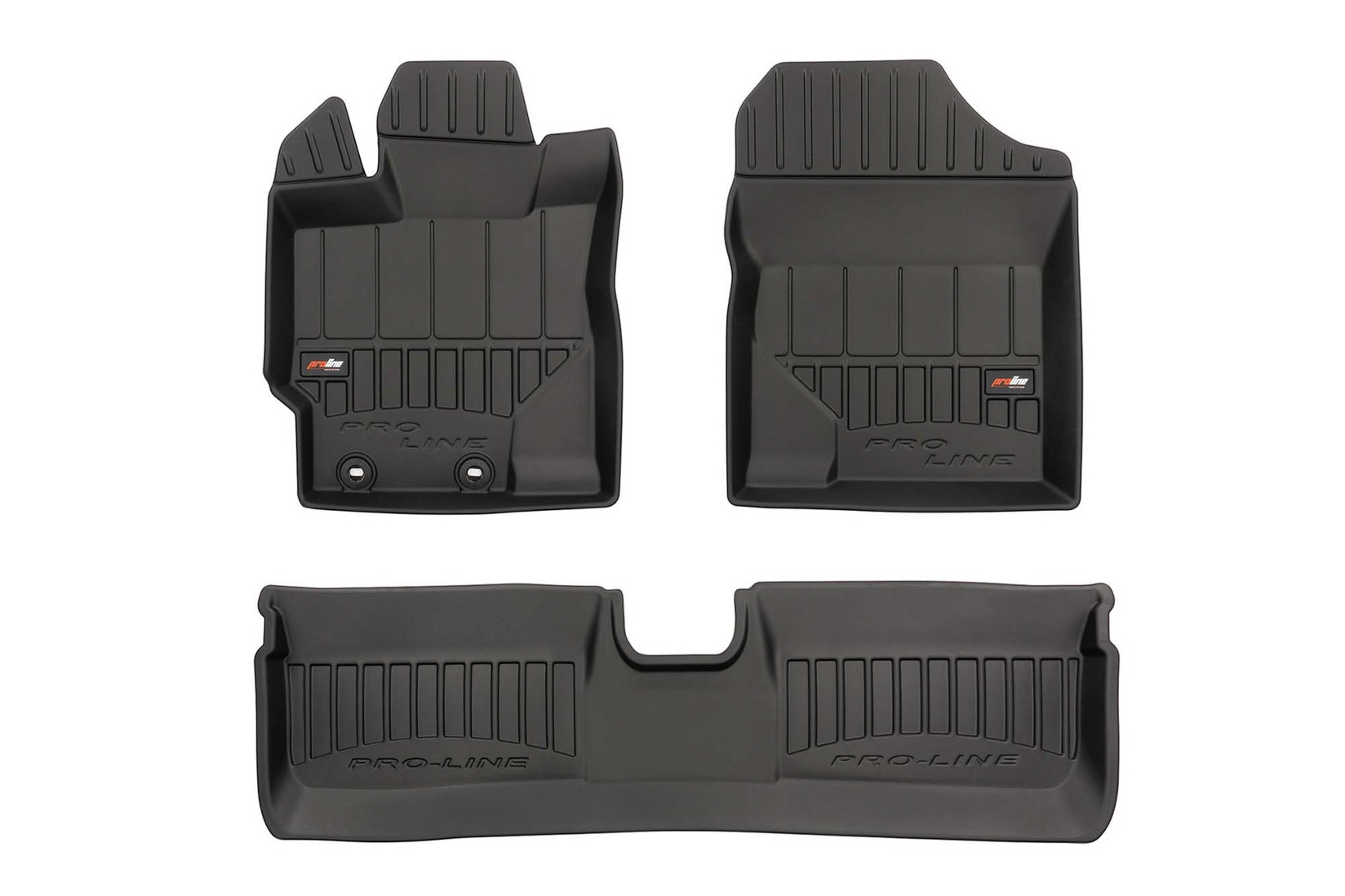 FROGUM 3D Гумени патосници за Toyota Yaris 2011-2019 3 дела црни не пасуваат на Хибрид