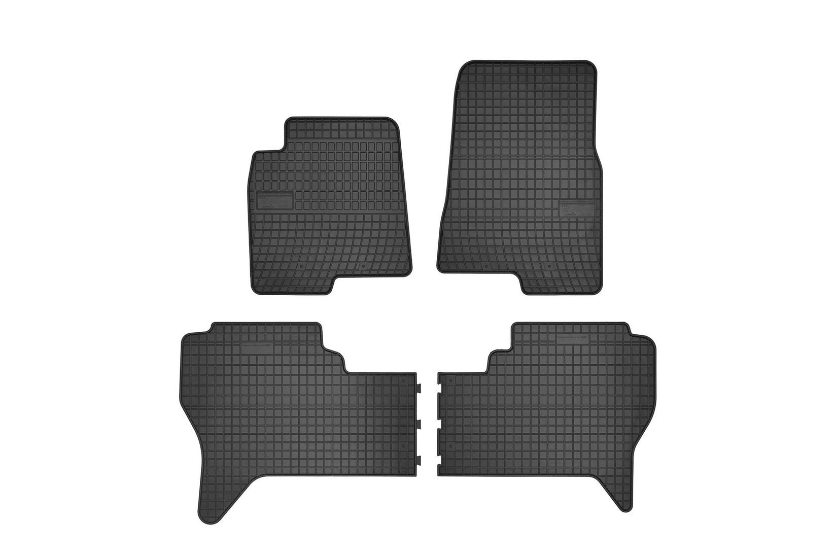 FROGUM Гумени патосници за Mitsubishi Pajero 2001-2007 4 дела црни