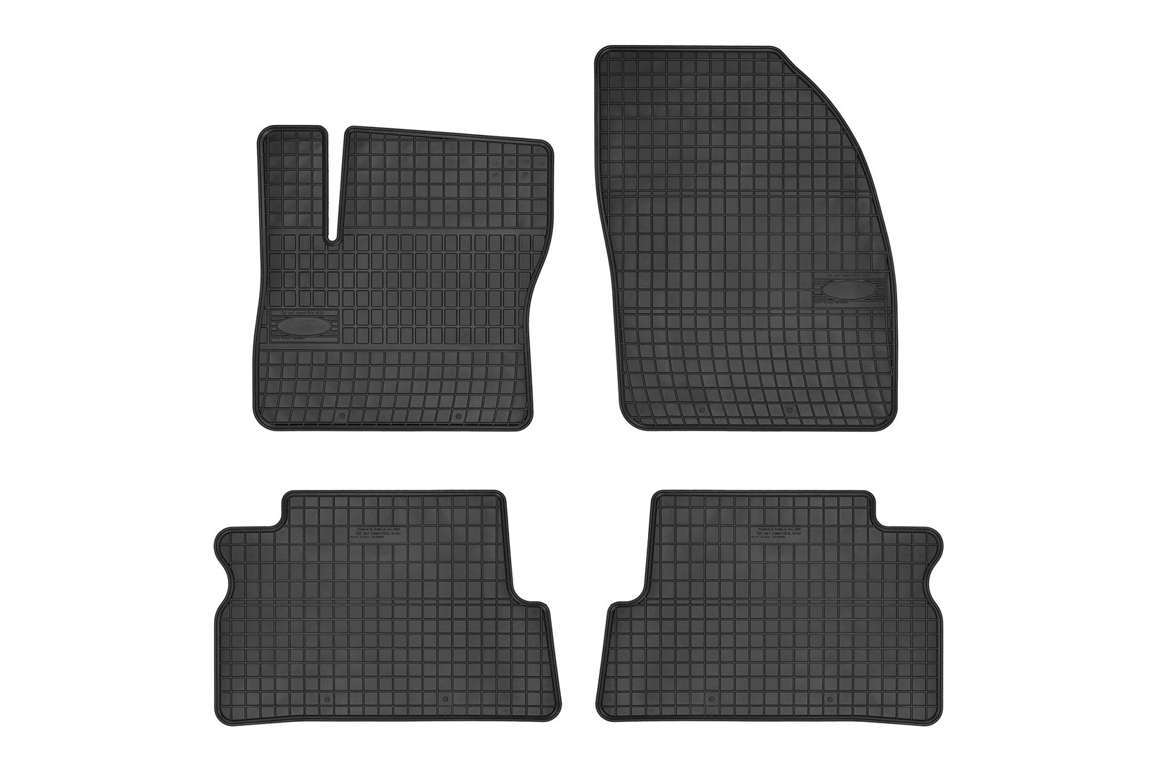 FROGUM Гумени патосници за Ford C-Max 2003-2010 4 дела црни