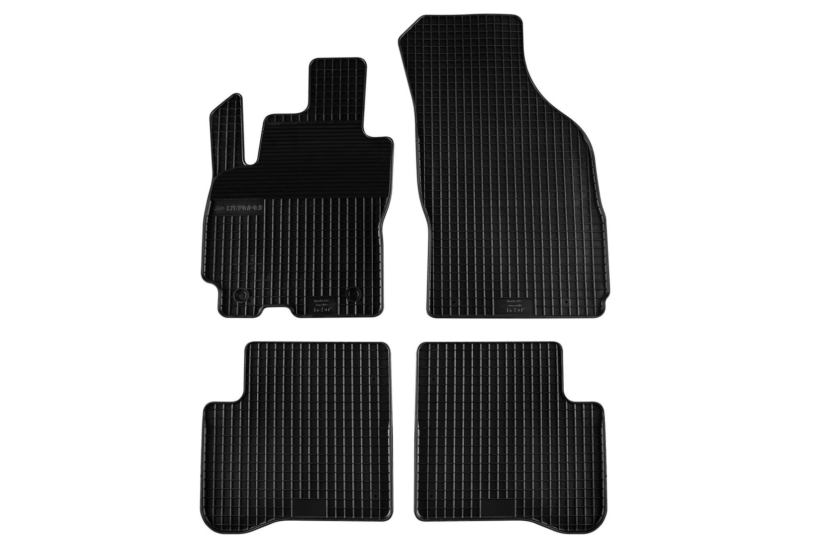 GUMARNY ZUBRI Гумени патосници за Hyundai Atos по 1999 година Atos Prime 1999-2009 4 дела црни