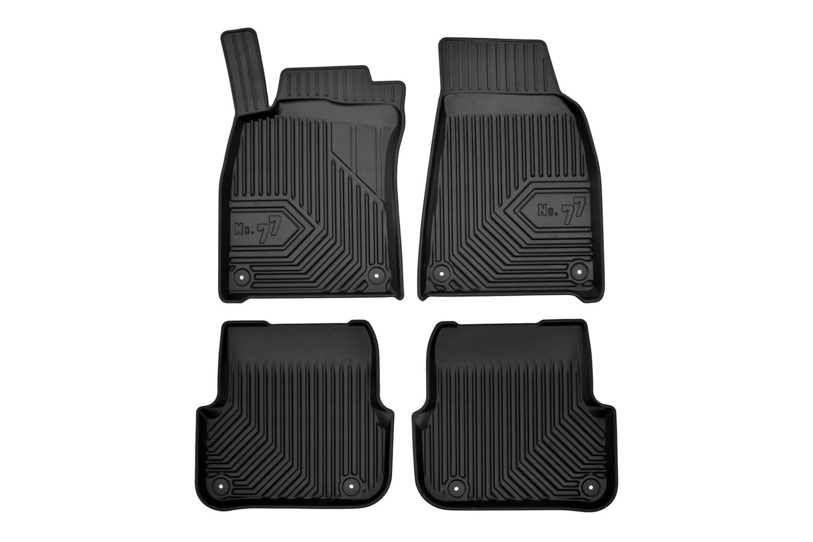 FROGUM 2.5D Гумени патосници модел 77 за Audi A6 C6 2006-2011 4 дела црни