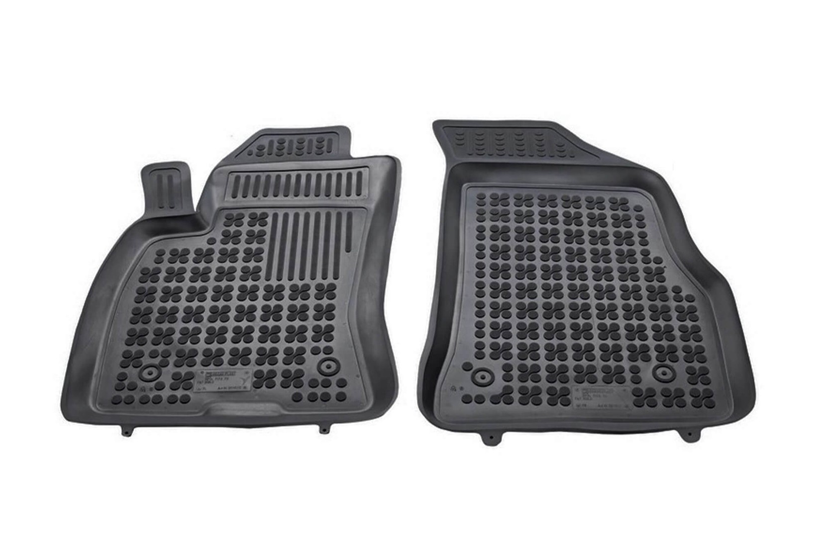 REZAW-PLAST Гумени патосници за Fiat Doblo по 2010 година 3 места 2 дела црни