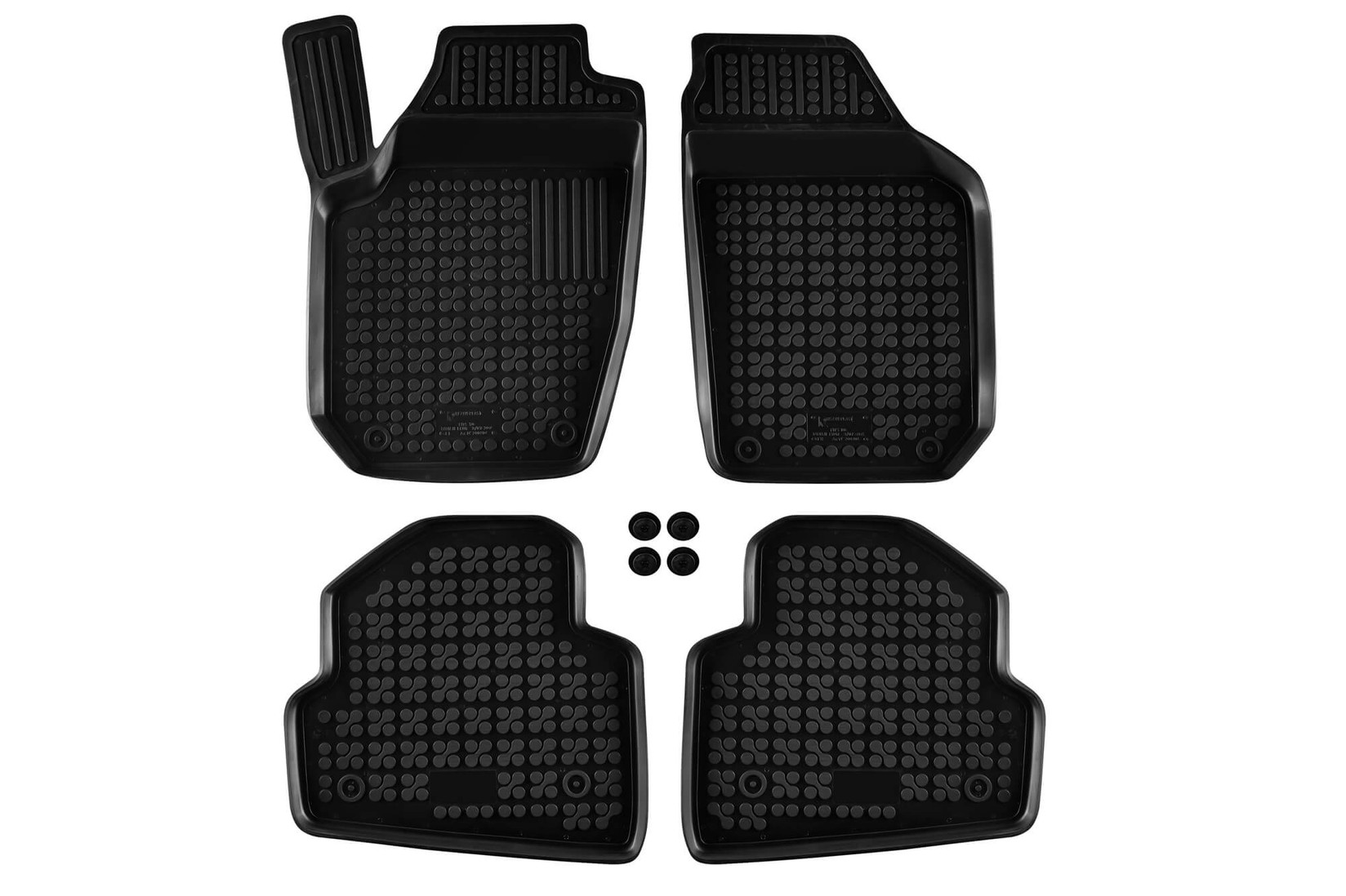 REZAW-PLAST Гумени патосници за Skoda Fabia 2007-2014 4 дела црни