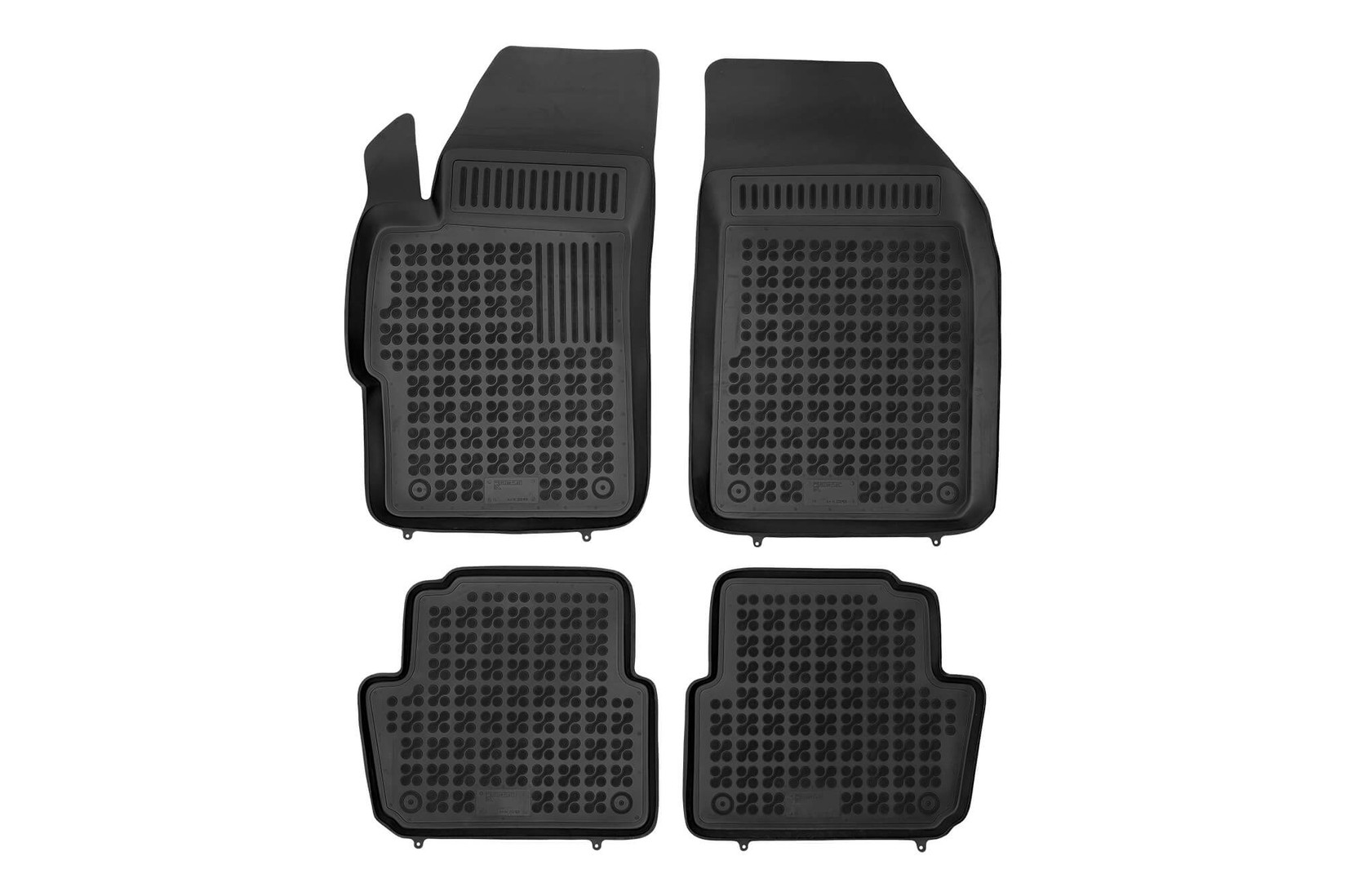 REZAW-PLAST Гумени патосници за Chevrolet Spark 2012-2015 4 дела црни