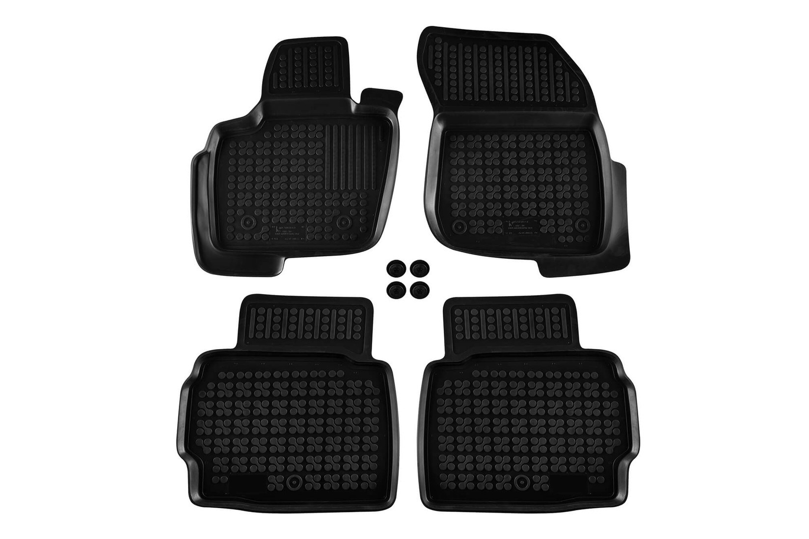 REZAW-PLAST Гумени патосници за Ford Mondeo хибрид Vignale 2014-2022 4 дела црни