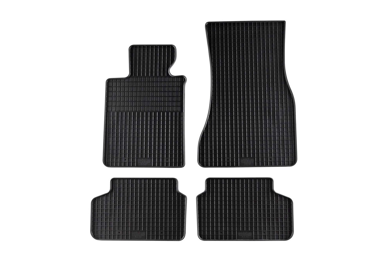 PETEX Гумени патосници за BMW серија 5 G30 седан G31 караван по 2017 година 4 дела црни