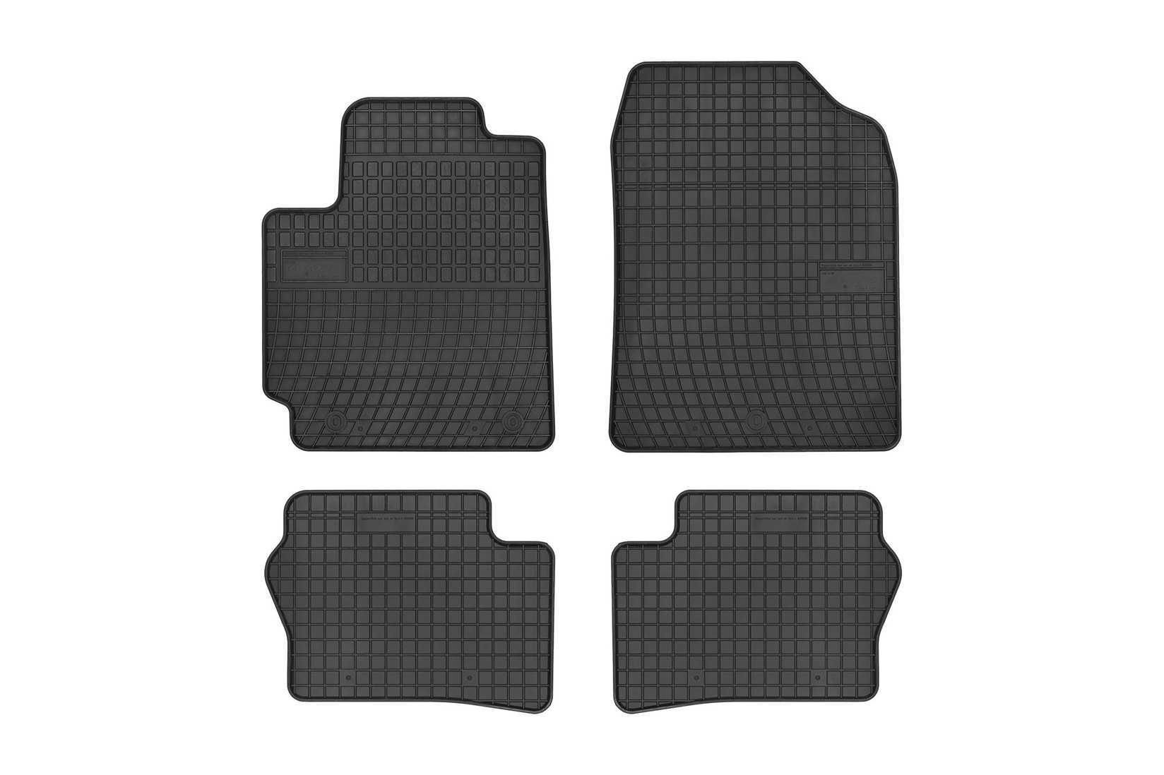 FROGUM Гумени патосници за Kia Picanto по 2017 година 4 дела црни