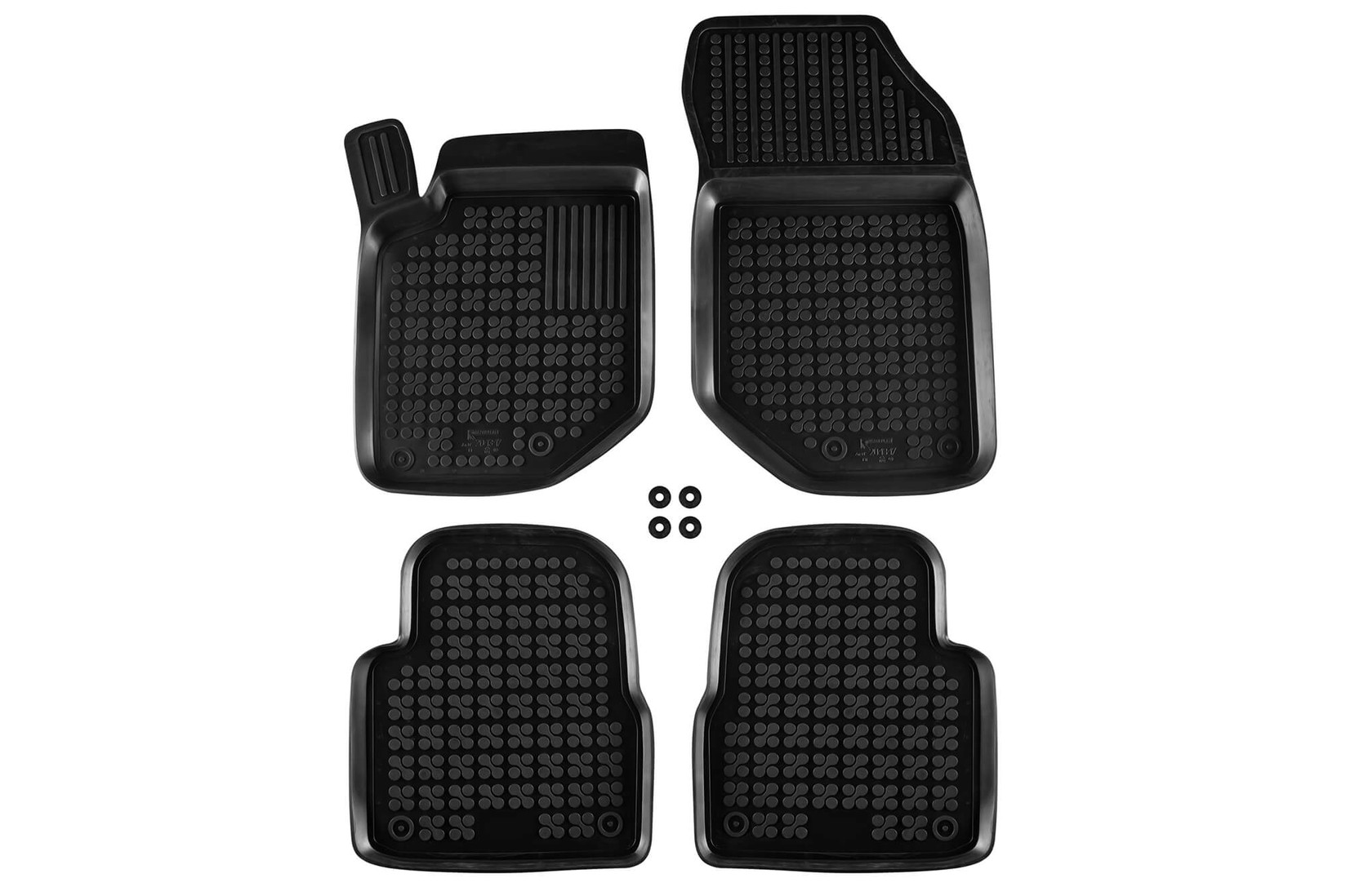 REZAW-PLAST Гумени патосници за Peugeot 2008 по 2019 година 4 дела црни