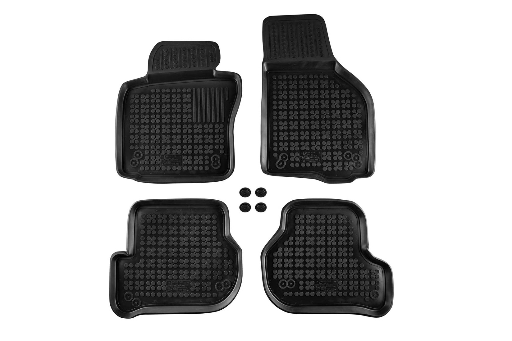 REZAW-PLAST Гумени патосници за Skoda Octavia VW Golf V Golf VI Jetta Scirocco 4 дела
