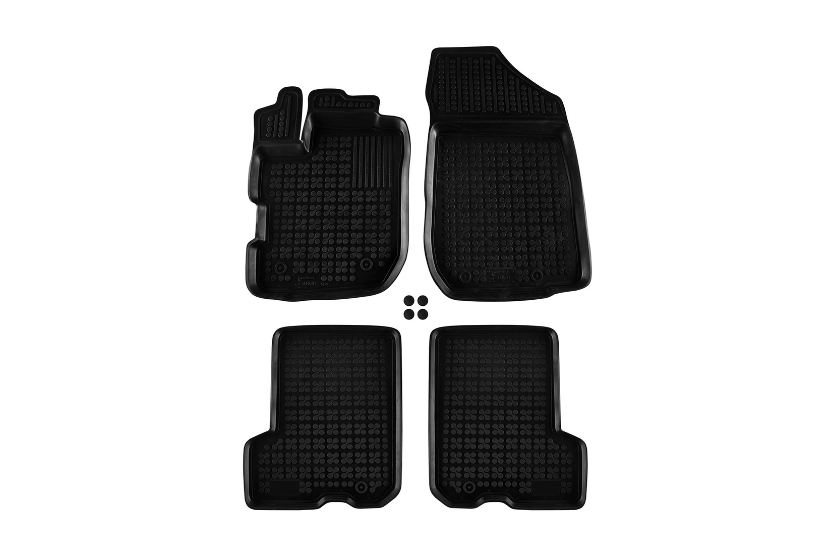 REZAW-PLAST Гумени патосници за Dacia Sandero по 2019 година 4 дела црни