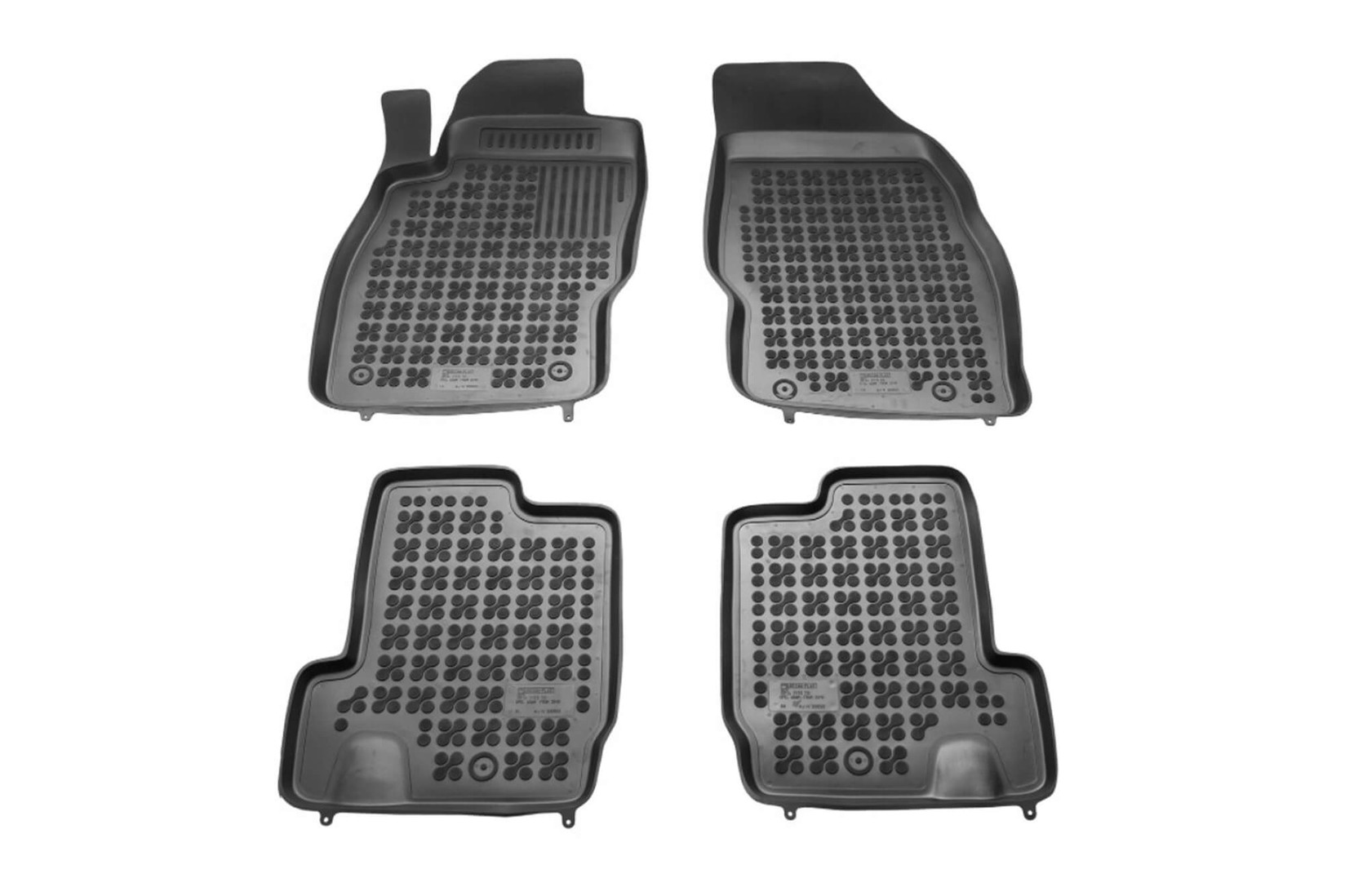 REZAW-PLAST Гумени патосници за Opel Adam 2013-2019 4 дела црни