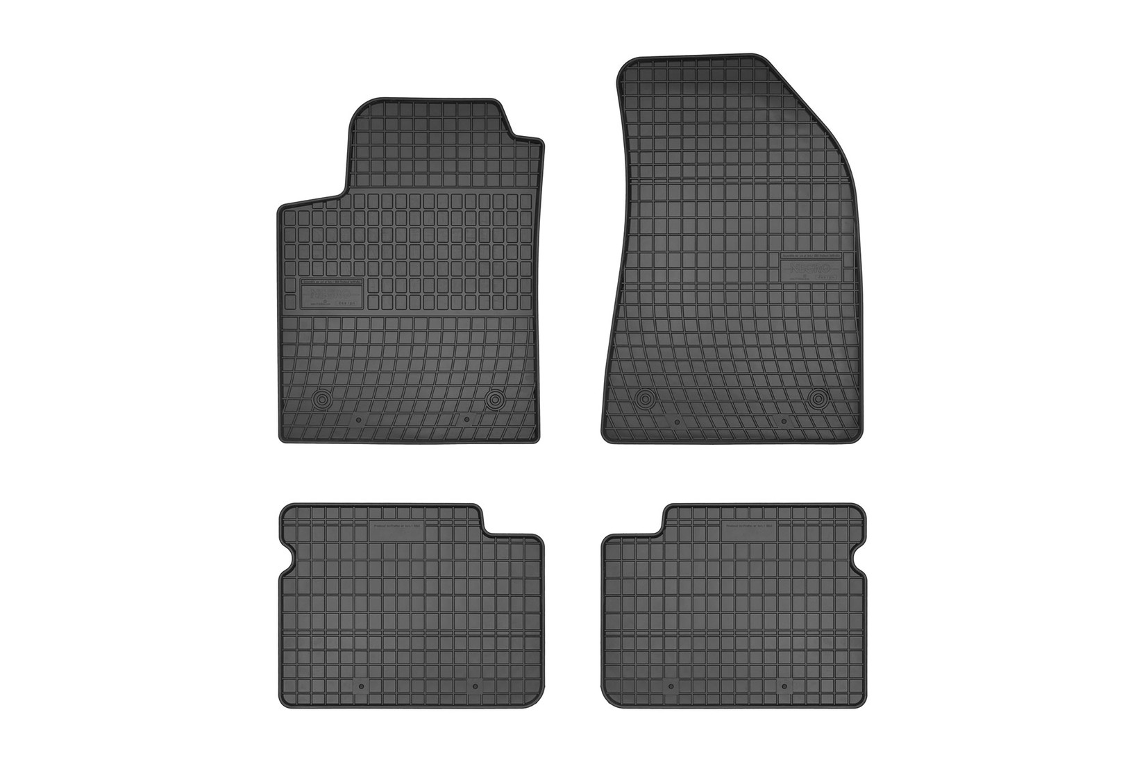 FROGUM Гумени патосници за Fiat Bravo 2007-2014 4 дела црни