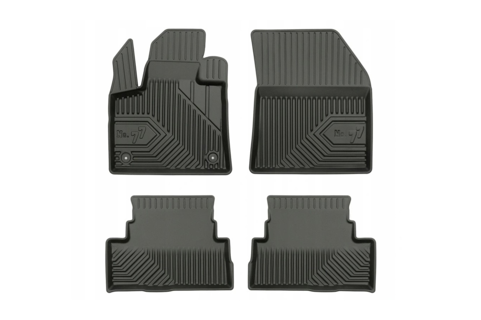 FROGUM 2.5D Гумени патосници модел 77 за Opel Grandland X по 2017 година 4 дела црни