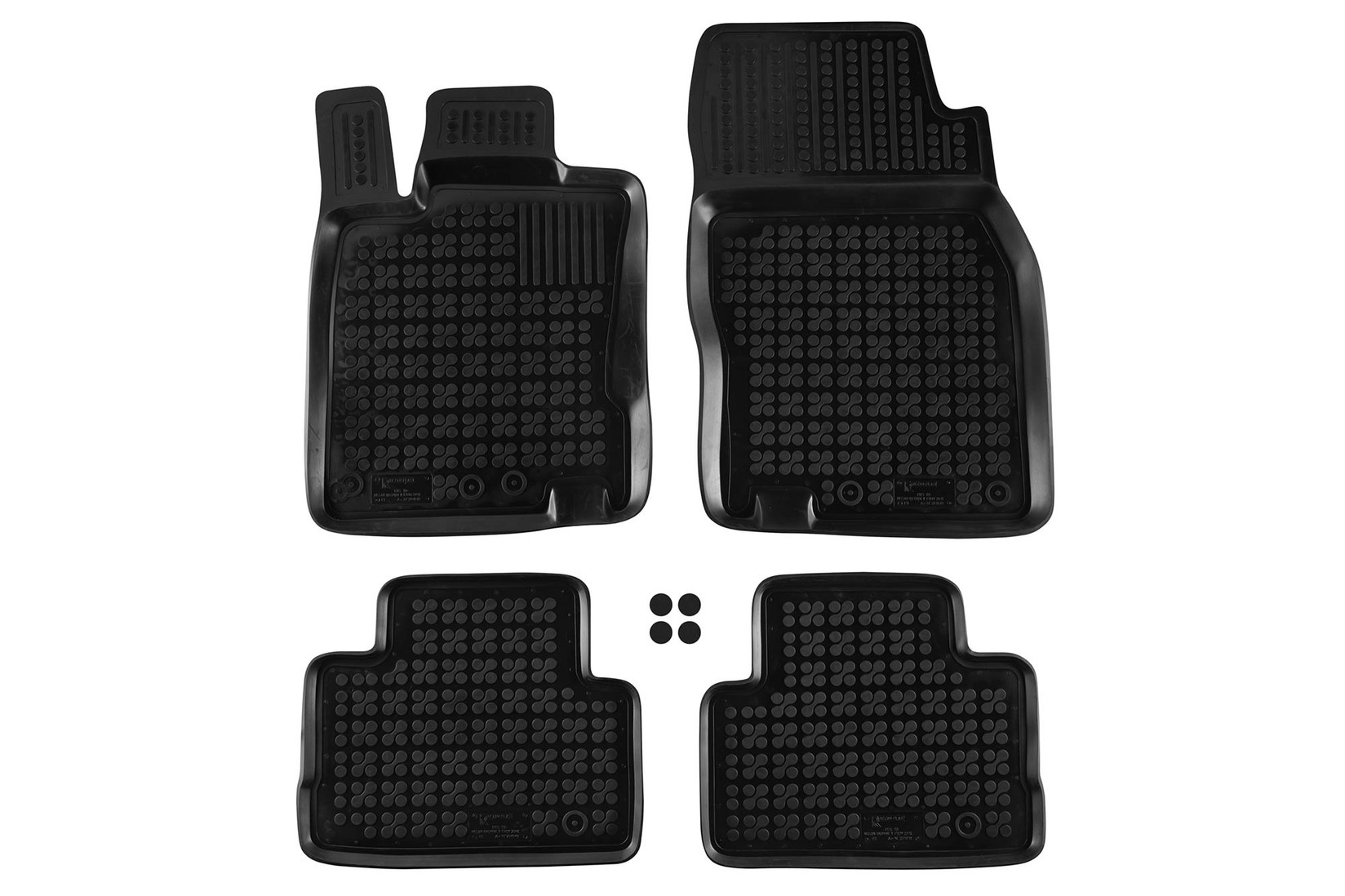 REZAW-PLAST Гумени патосници за Nissan Qashqai по 2014 година 4 дела црни