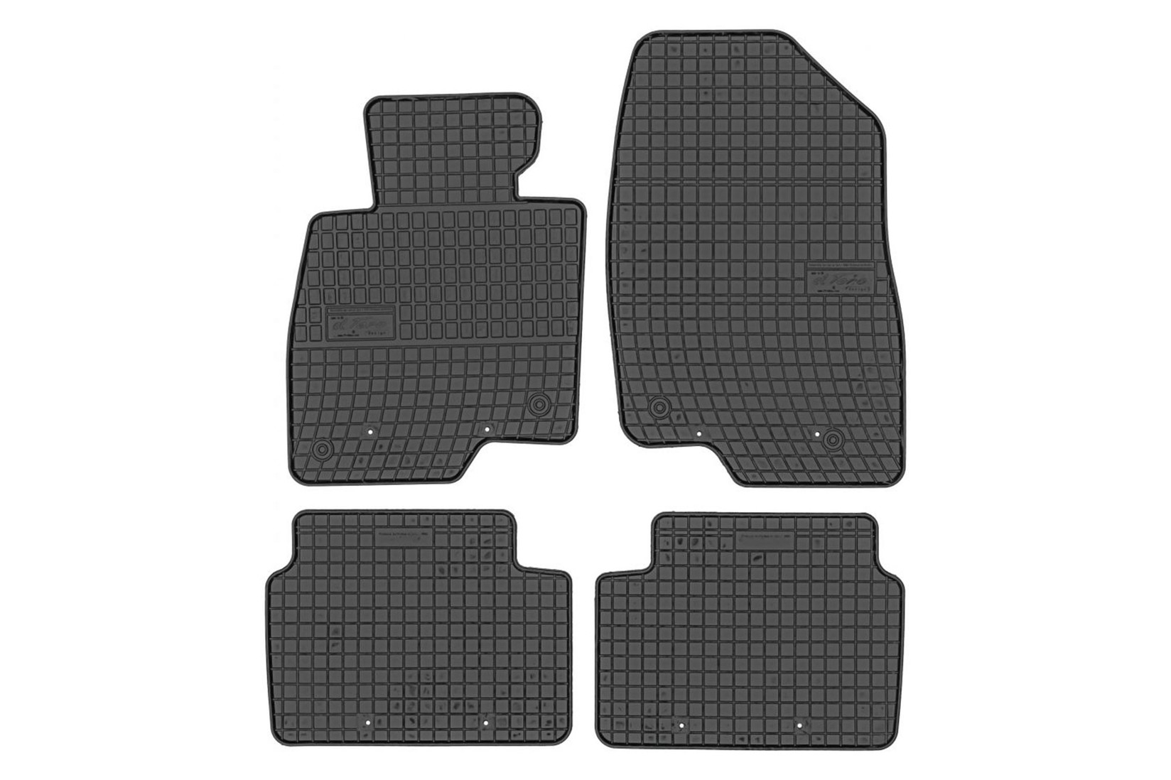 FROGUM Гумени патосници за Mazda 3 2013-2018 4 дела црни