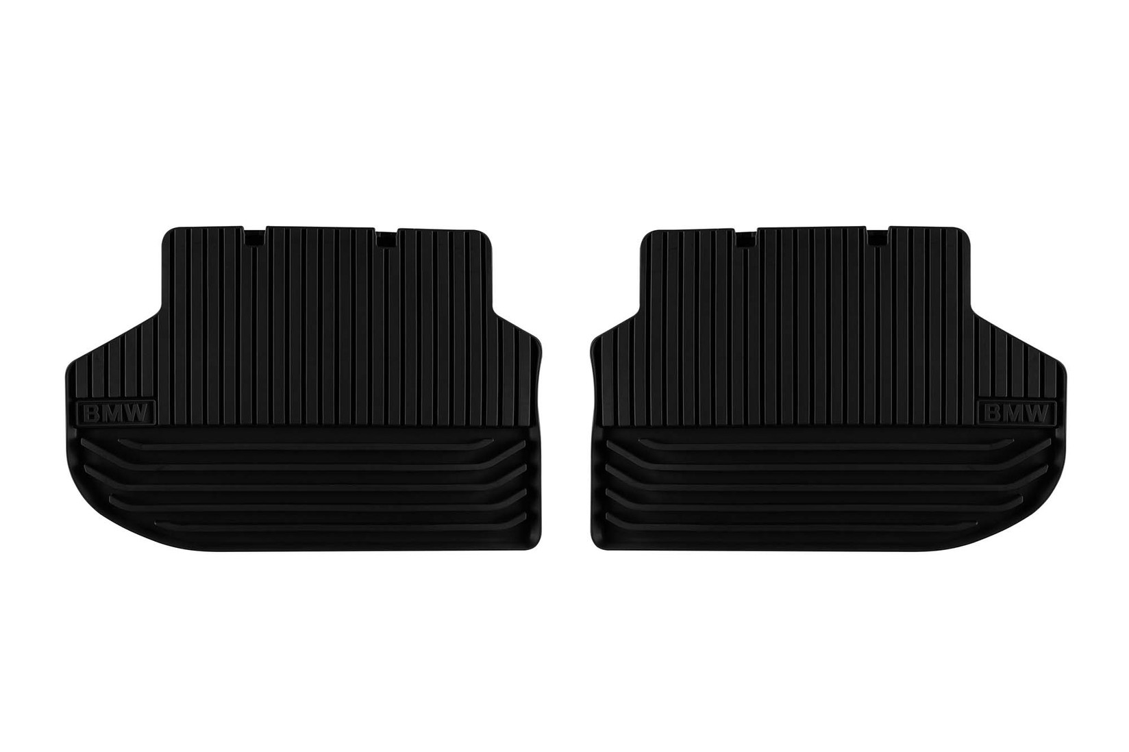 BMW Задни Гумени патосници за BMW серија 5 F10 седан F11 караван 2013-2017 2 дела црни