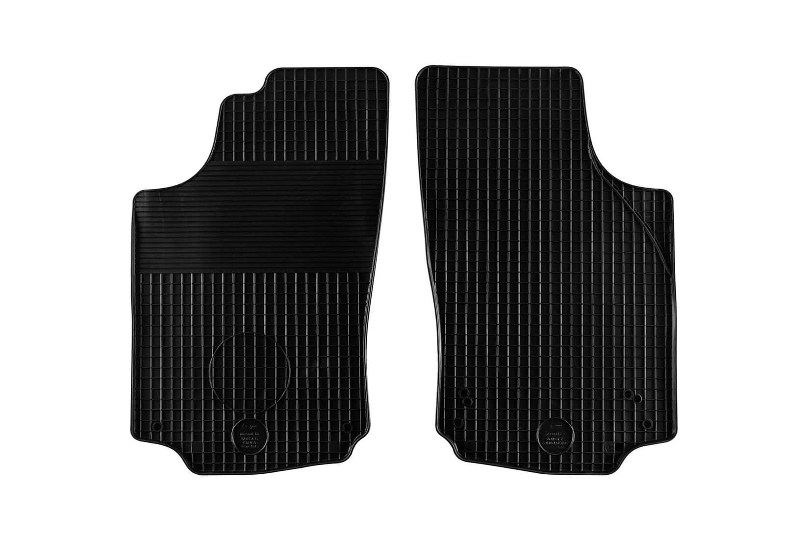 GUMARNY ZUBRI Гумени патосници за Opel Combo C 2001-2011 2 дела црни