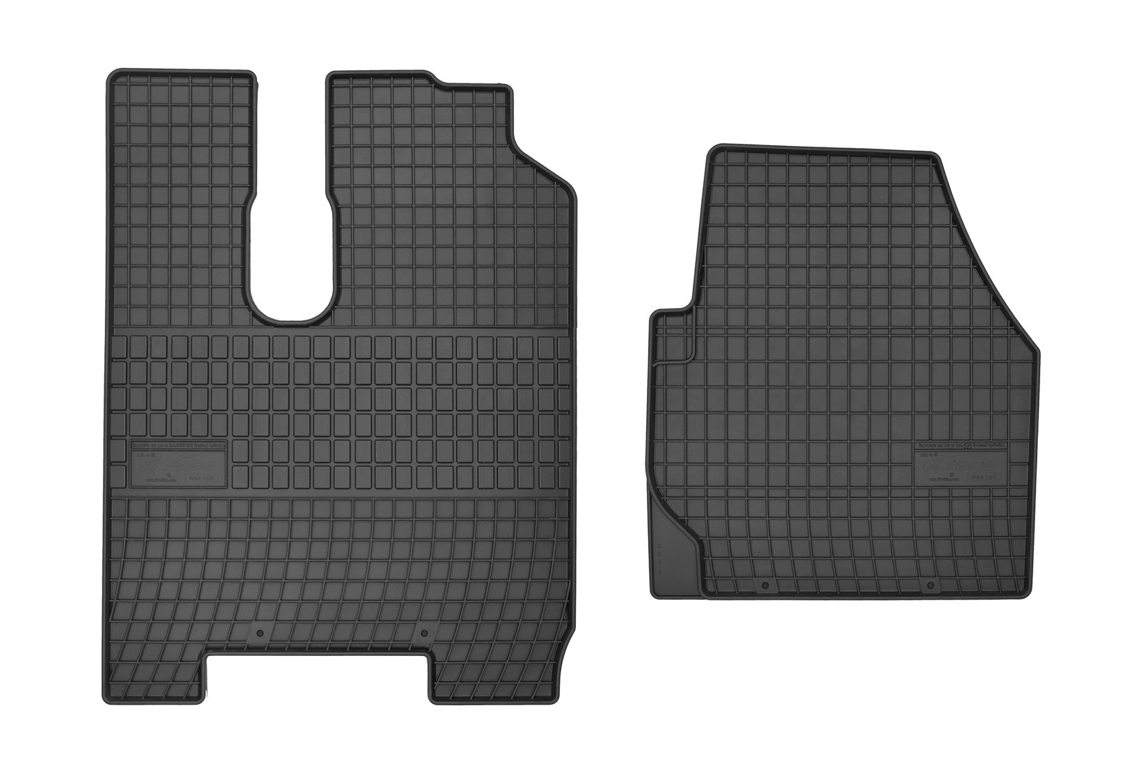 FROGUM Гумени патосници за Mercedes Actros Mp2 2003-2008 Actros Mp3 2003-2012 2 дела црни