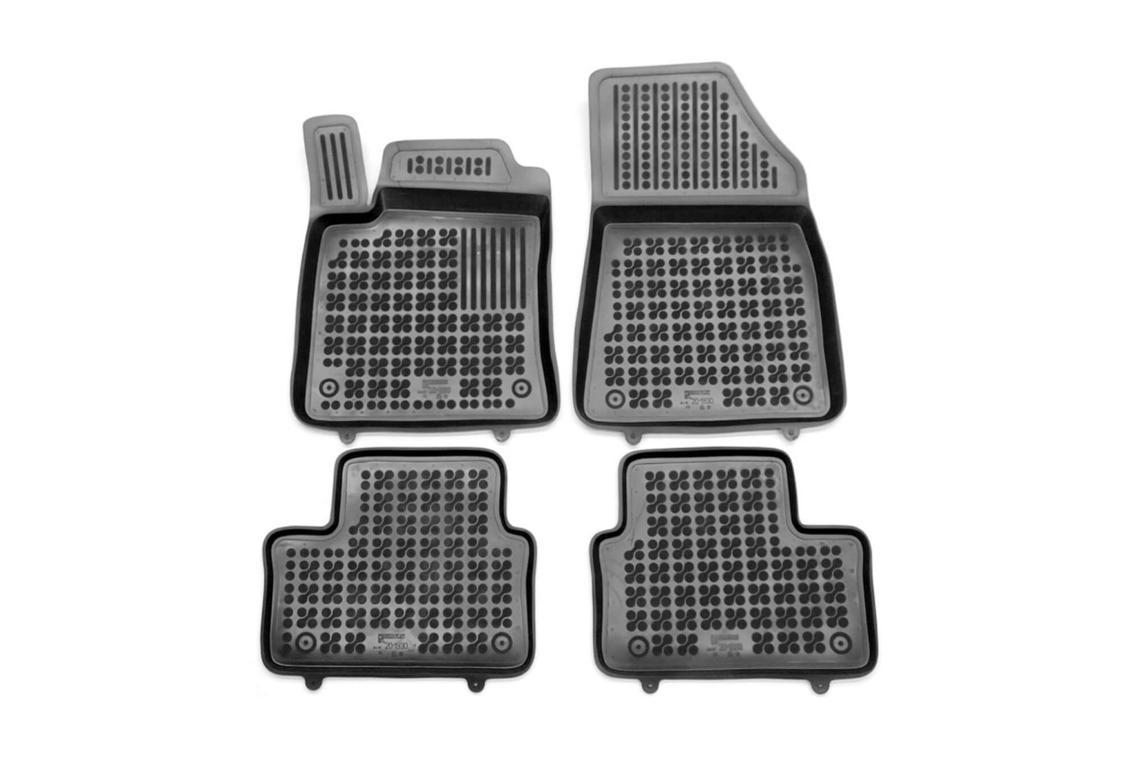 REZAW-PLAST Гумени патосници за Renault Clio по 2019 година 4 дела црни