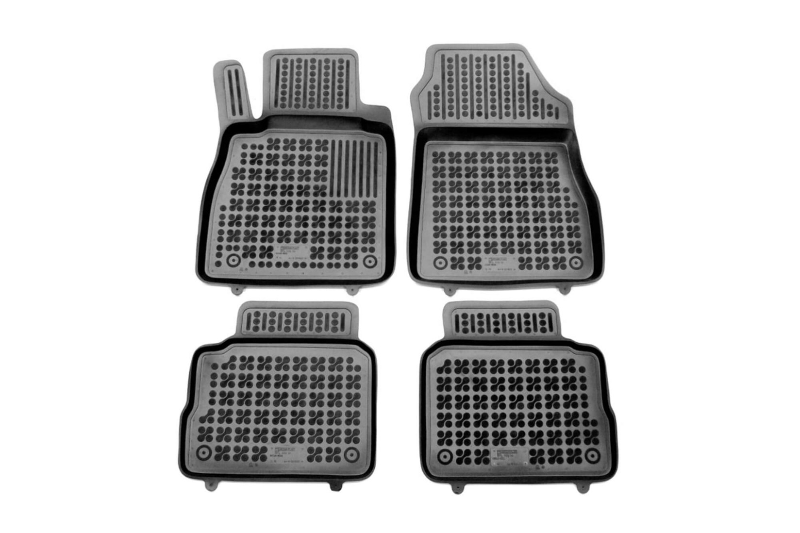 REZAW-PLAST Гумени патосници за Nissan Micra по 2016 година 4 дела црни