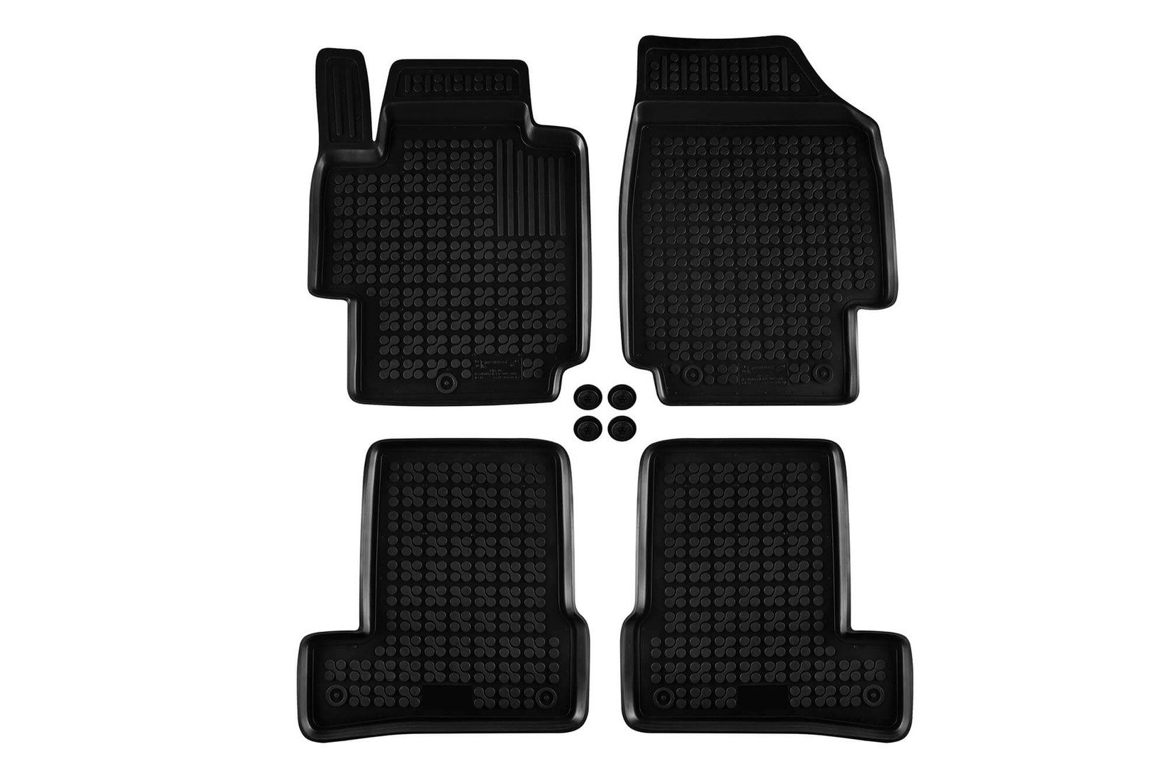 REZAW-PLAST Гумени патосници за Nissan Micra 2002-2007 4 дела црни