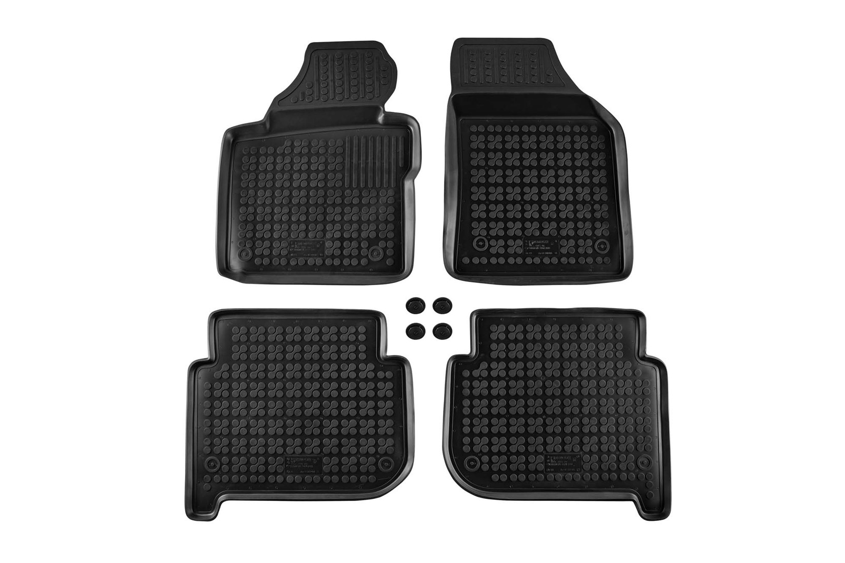 REZAW-PLAST Гумени патосници за VW Touran 2003-2015 4 дела црни