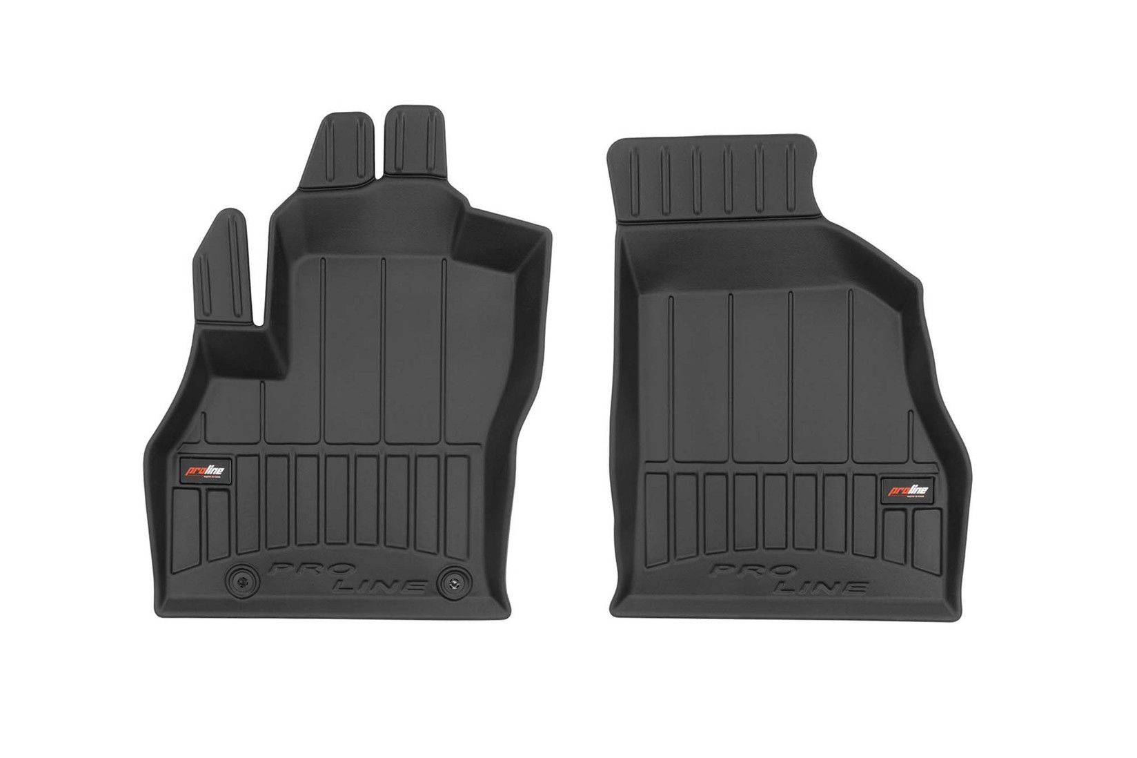 FROGUM 3D Гумени патосници за Fiat Fiorino 2008-2017 2 места 2 дела црни