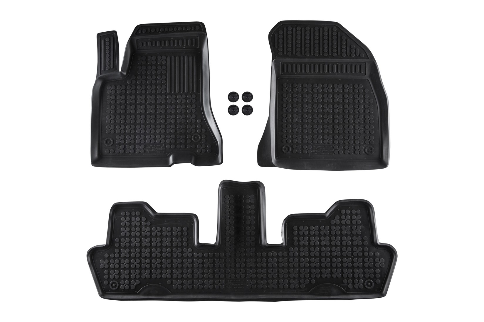 REZAW-PLAST Гумени патосници за Citroen C4 Picasсо C4 Grand Picasсо 2006-2013 3 дела црни