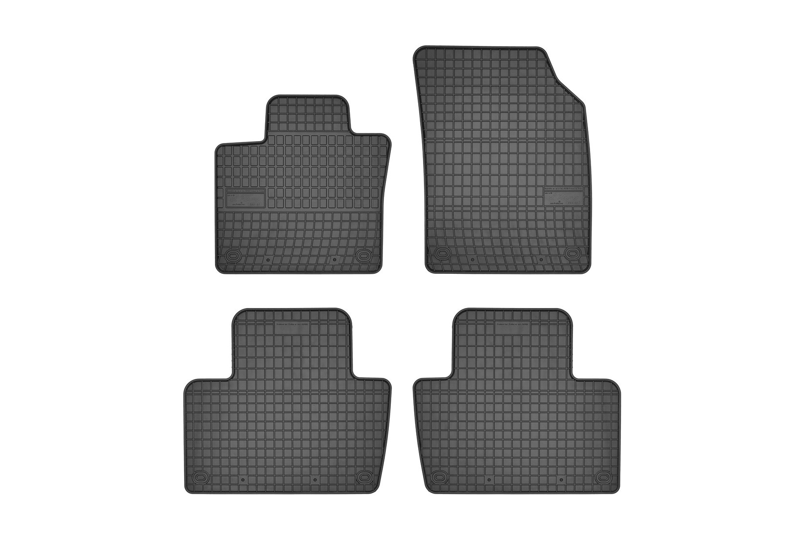 FROGUM Гумени патосници за Volvo XC90 по 2015 година 4 дела црни