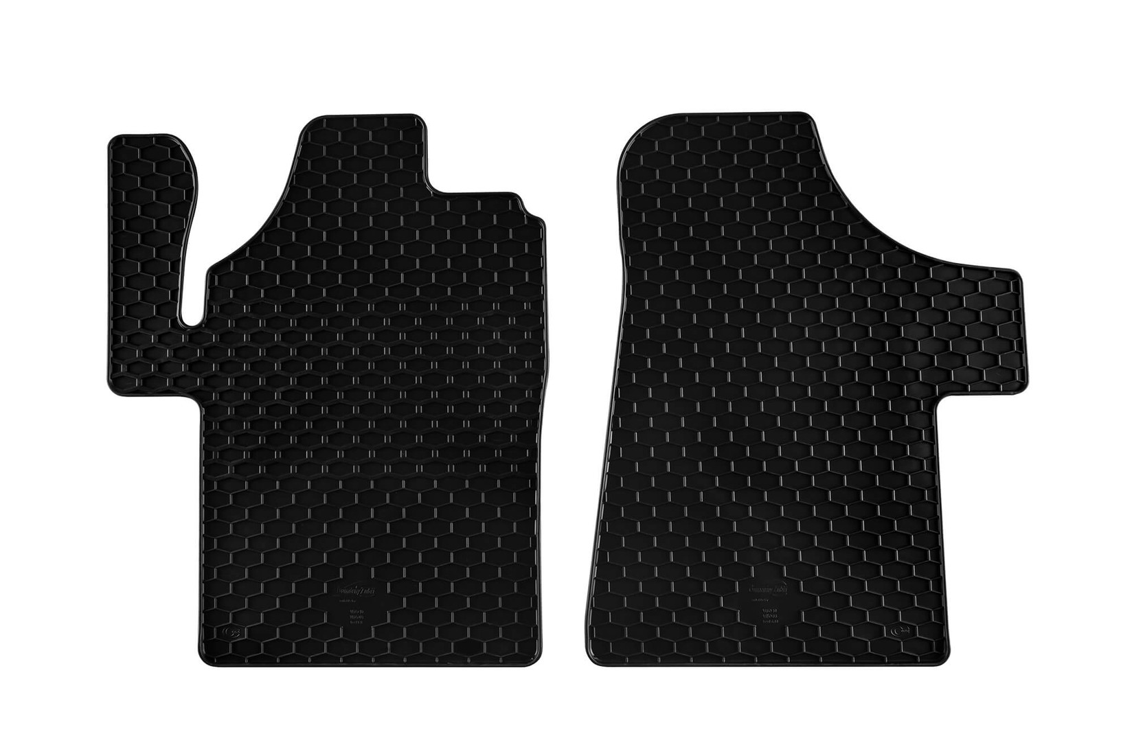 GUMARNY ZUBRI Гумени патосници за Mercedes Vito 2003-2010 Viano 2010-2014 2 дела црни