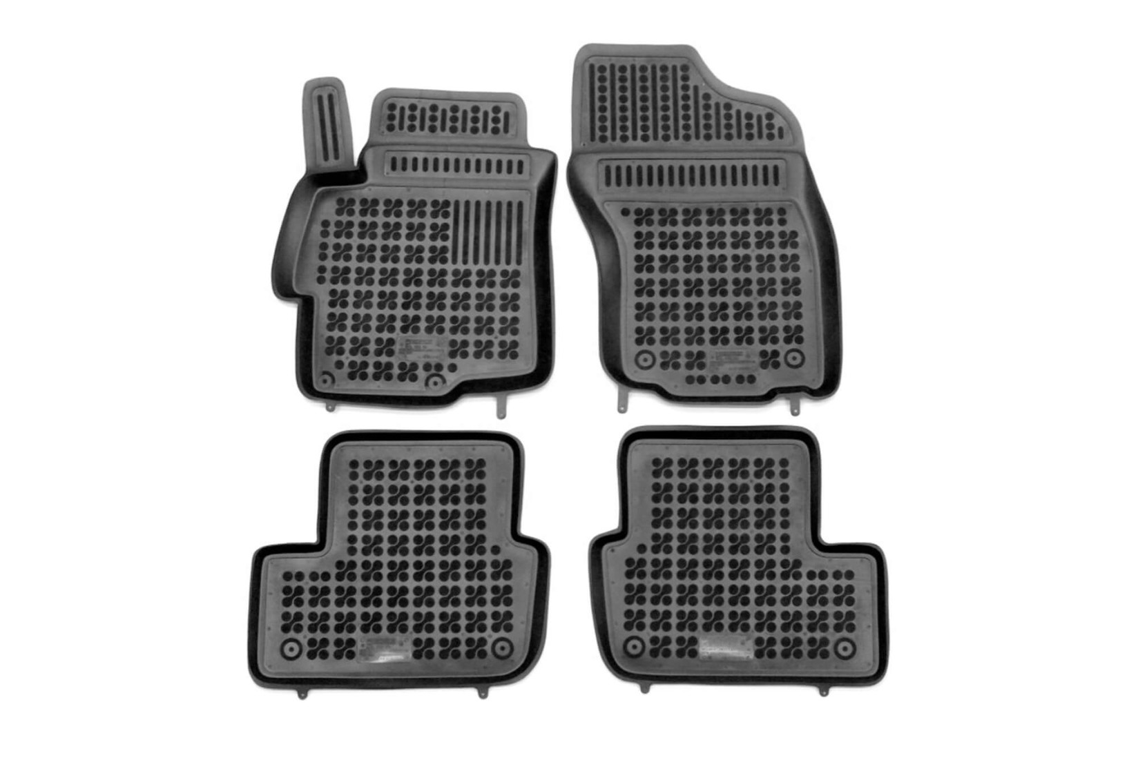 REZAW-PLAST Гумени патосници за Mitsubishi Lancer 2008-2016 Lancer EVO X 2007-2015 4 дела црни