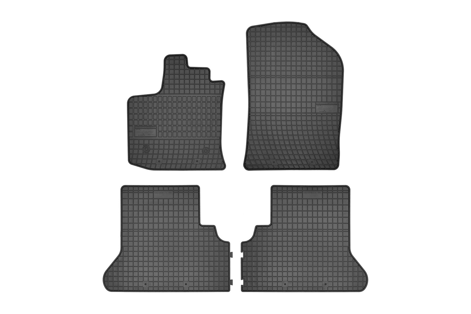 FROGUM Гумени патосници за Dacia Dokker по 2013 година 4 дела црни