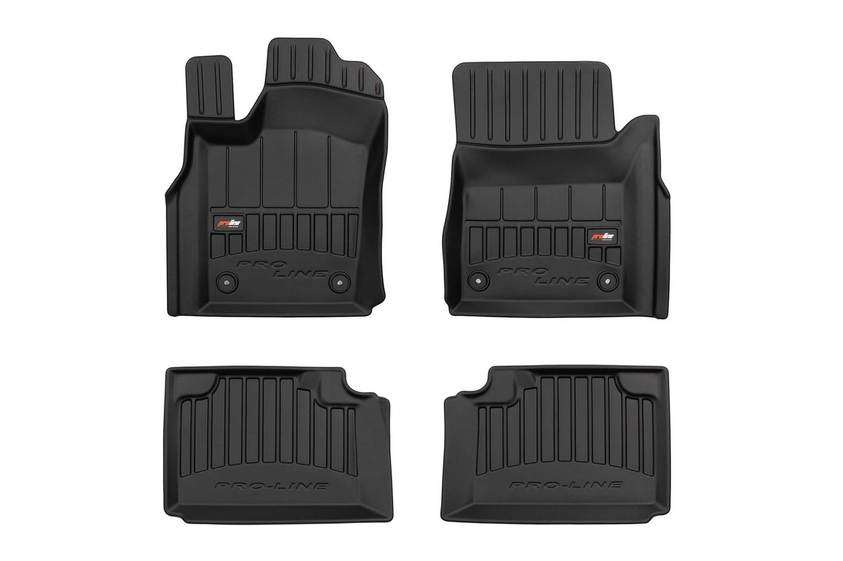 FROGUM 3D Гумени патосници за Jeep Grand Cherokee WK2 по 2010 година 4 дела црни