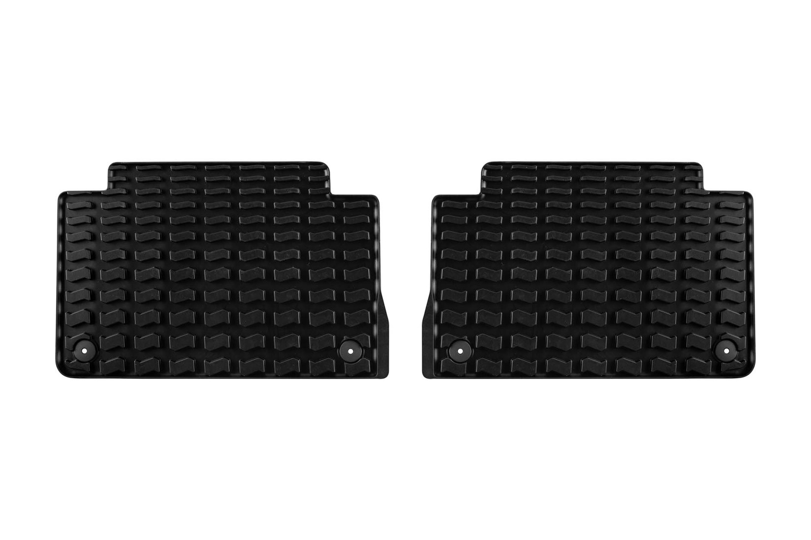 VW AG Задни Гумени патосници за Audi Q7 2009-2015 2 дела црни