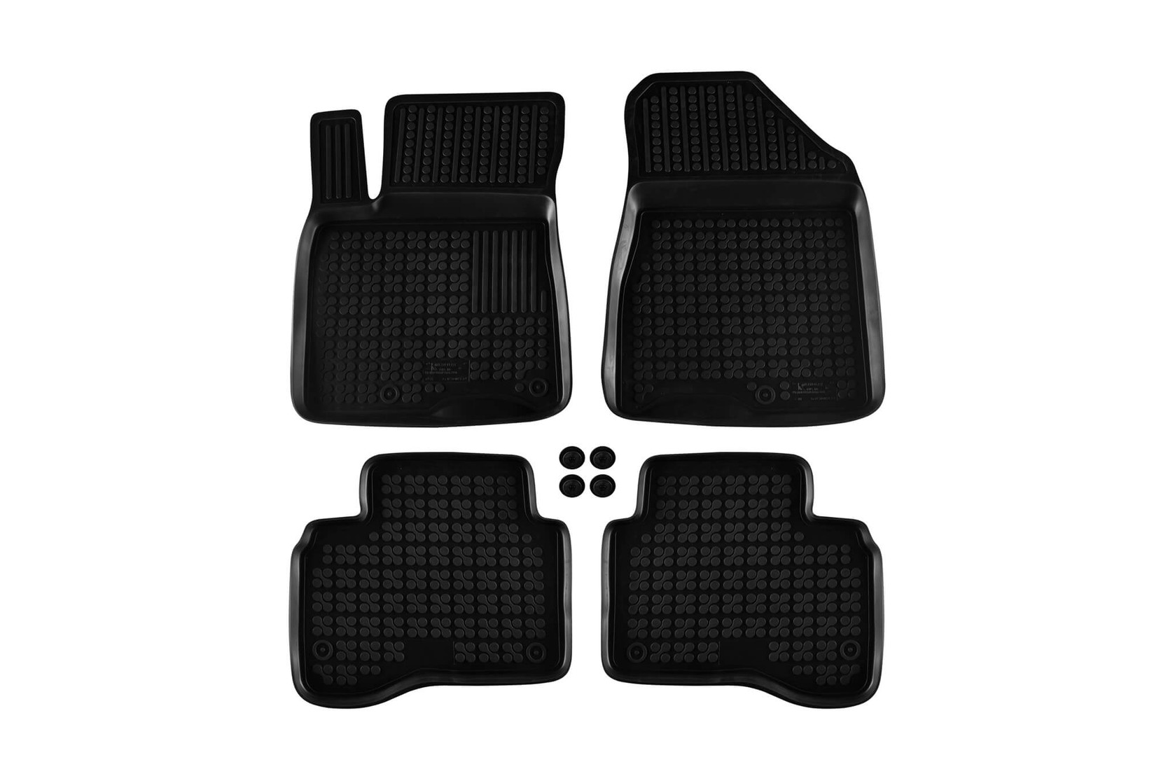 REZAW-PLAST Гумени патосници за Kia Niro I хибрид 2016-2022 4 дела црни