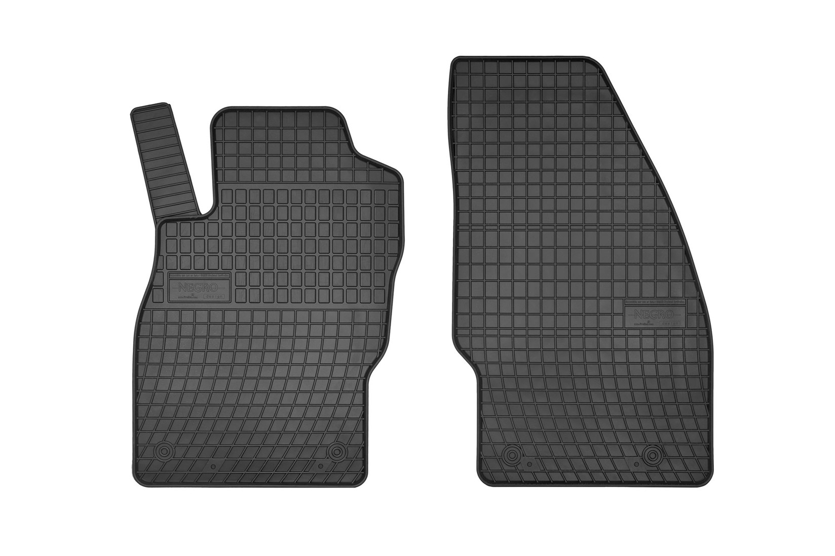 FROGUM Гумени патосници за Opel Corsa Е ван 2014-2019 2 дела црни