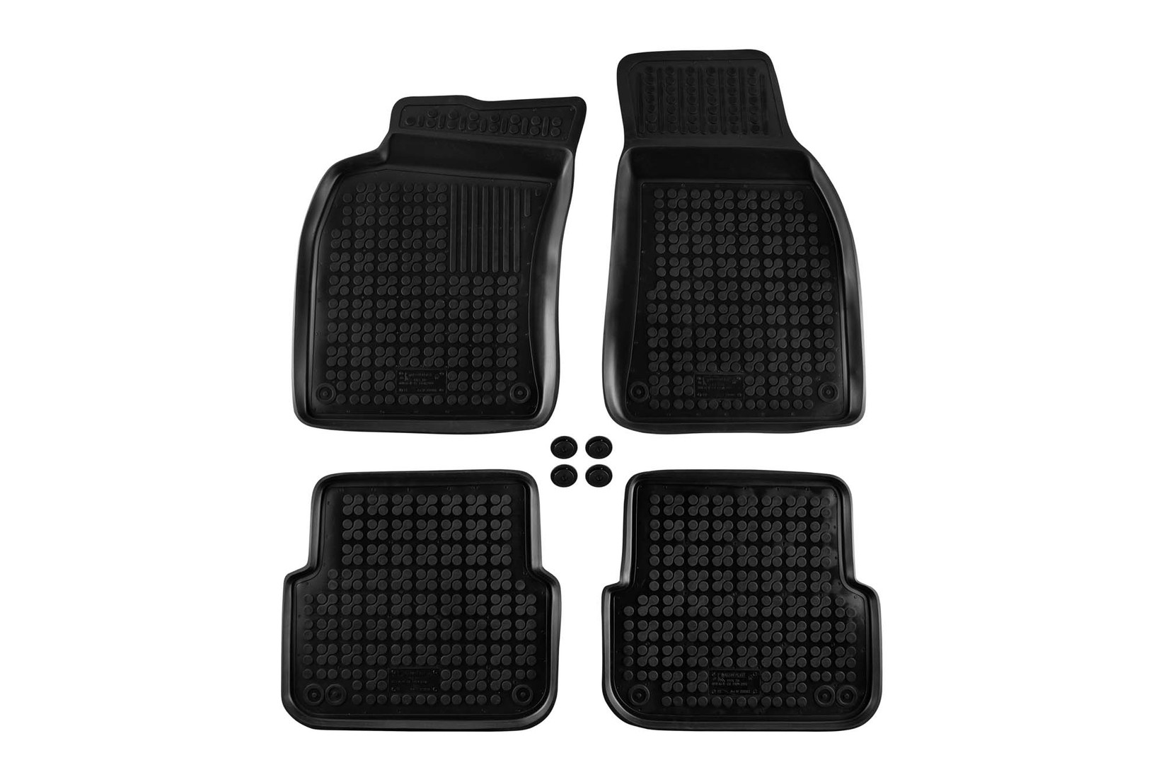 REZAW-PLAST Гумени патосници за Audi A6 седан караван 2004-2008 A6 Allroad 2006-2011 4 дела црни