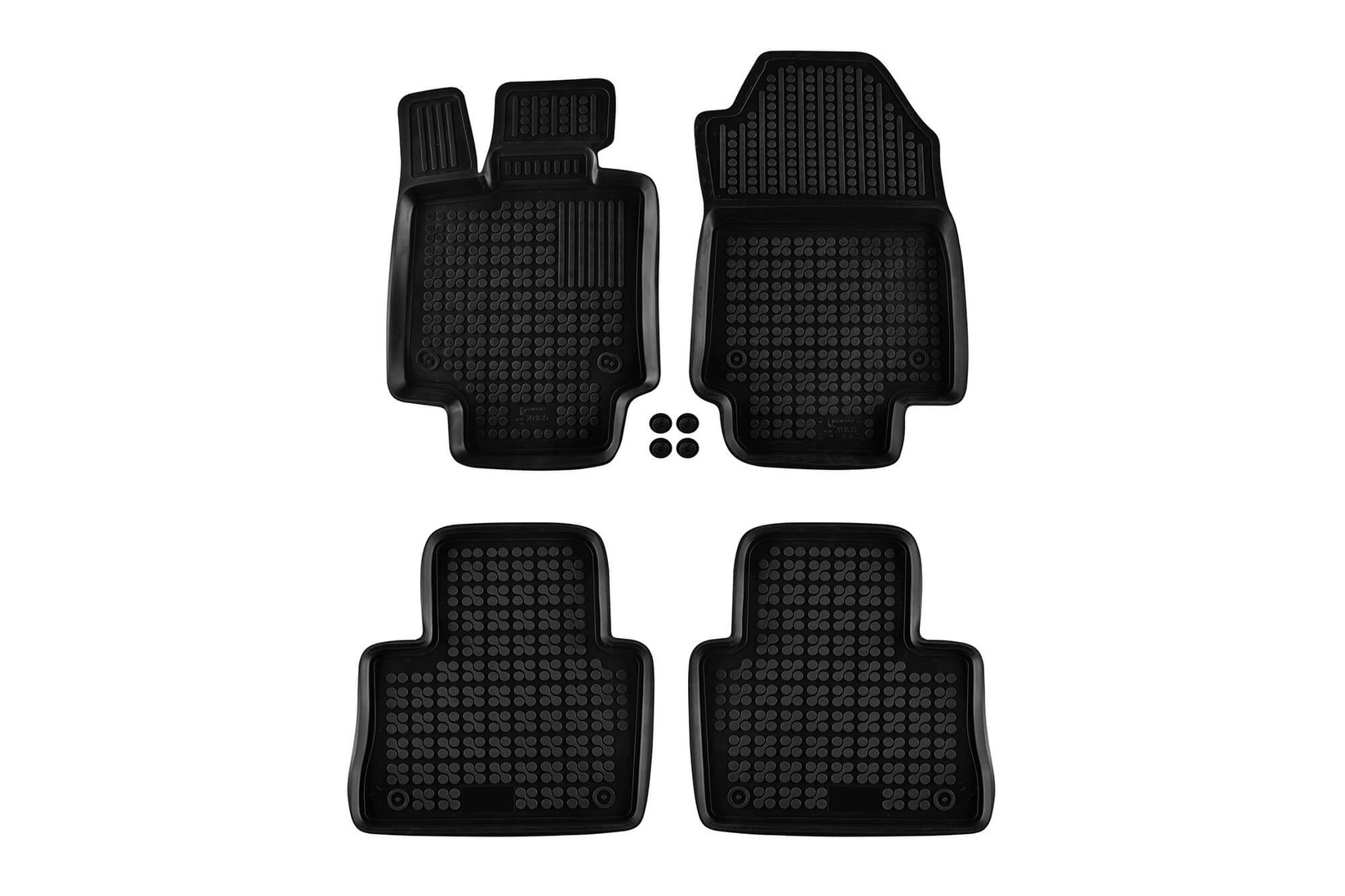 REZAW-PLAST Гумени патосници за Toyota Rav4 Rav4 хибрид по 2018г со автоматски менувач 4 дела