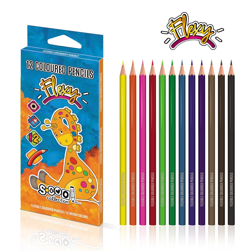 Scool Дрвени Боици Флекси 12