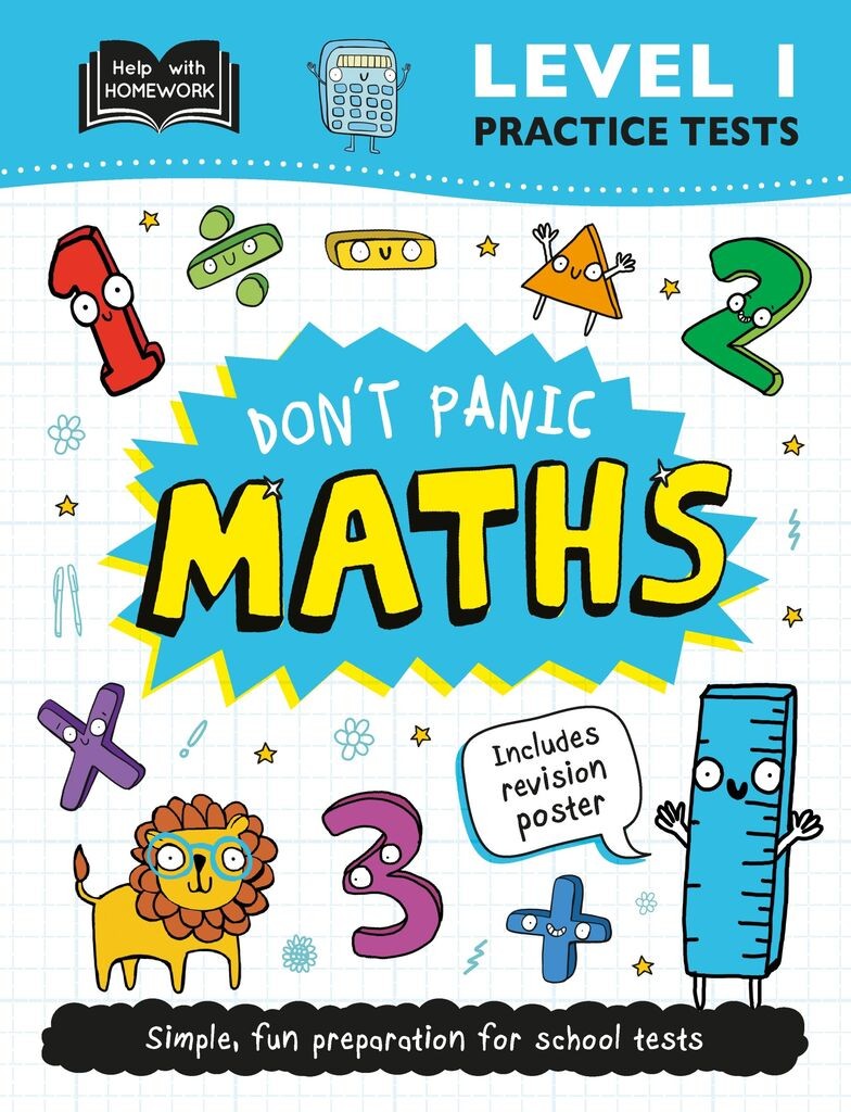 Level 1 Practice Tests: Don'T Panic Maths