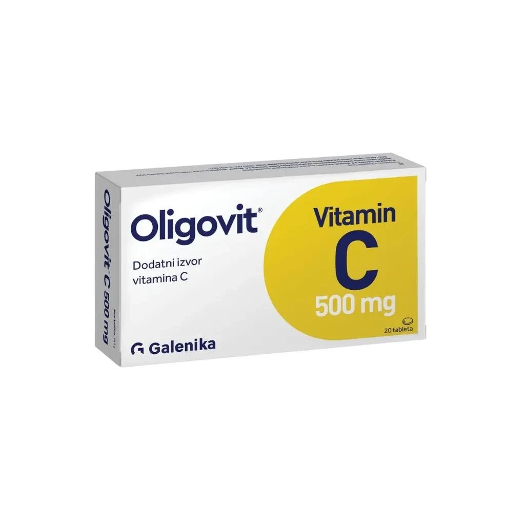 Galenika Oligovit Витамин Ц, 500 mg, 20 таблети