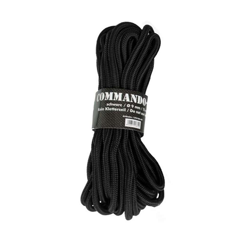 MIL TEC  Јаже commando 15m (9mm) црно