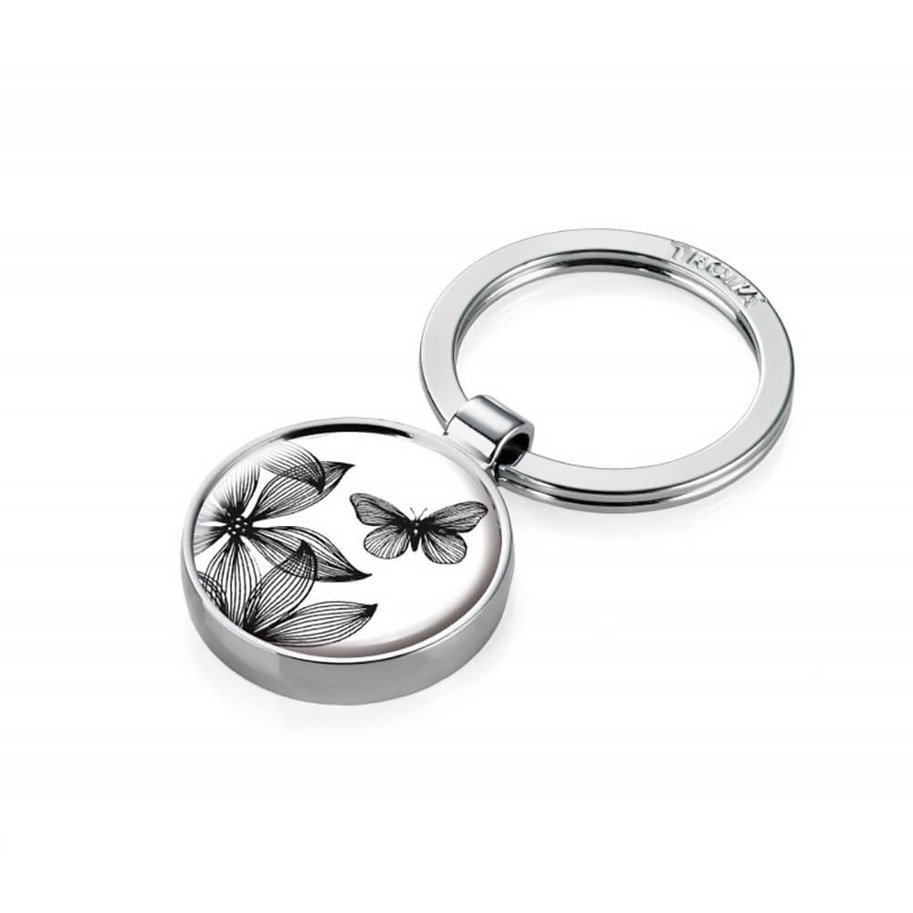 TROIKA Приврзок BLACK FLOWERS