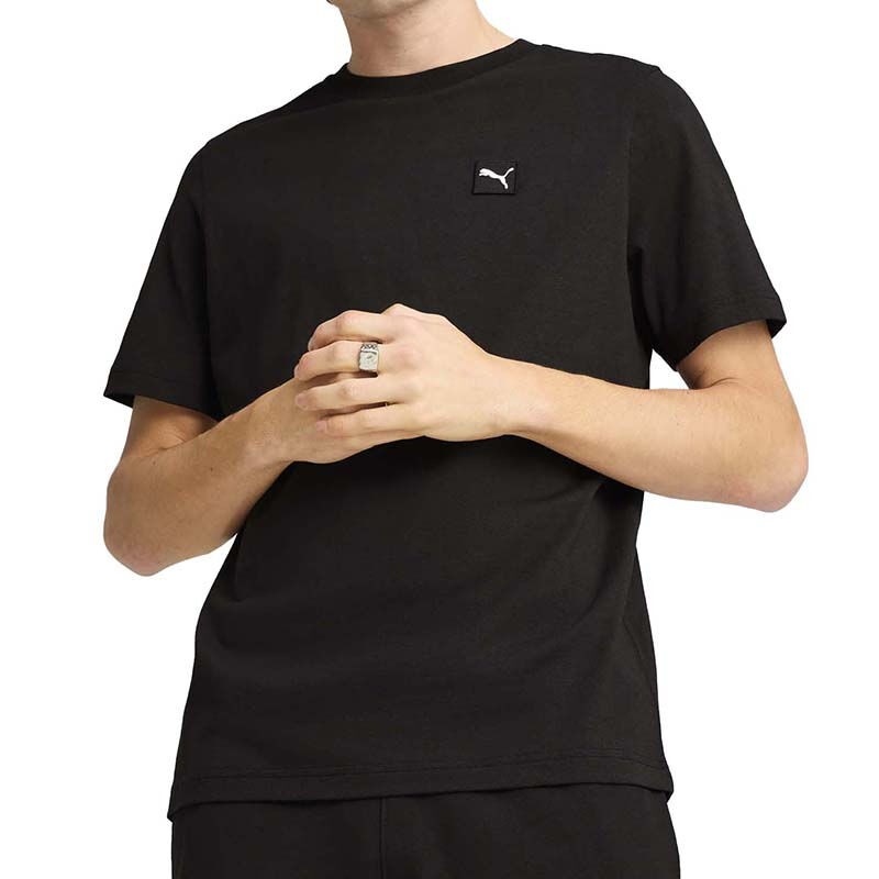 Машка маица Puma Ess Elevated со кратки ракави, црна